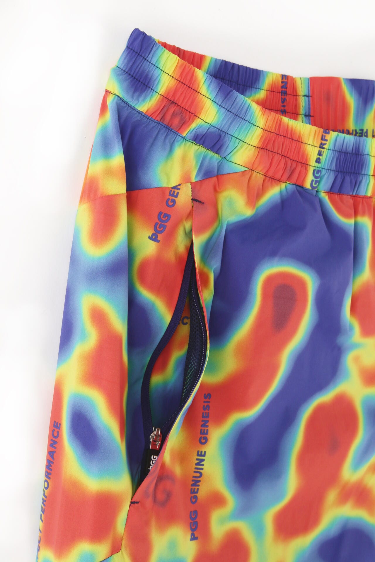 【PGG】【GSIX】Ｎｙストレッチタフタ表シレー パンツ ＜サーモグラフィ柄＞ (MENS)
