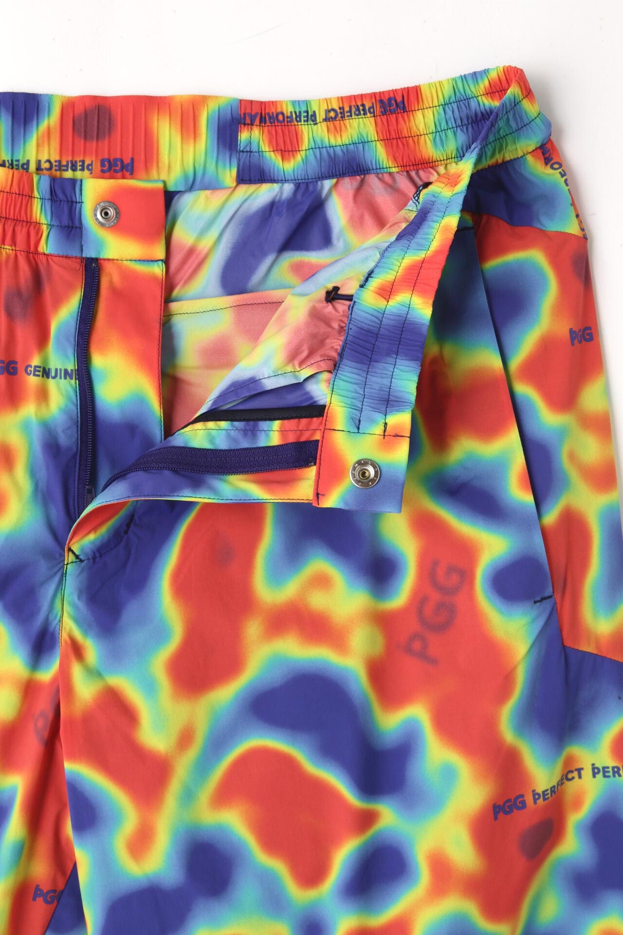 【PGG】【GSIX】Ｎｙストレッチタフタ表シレー パンツ ＜サーモグラフィ柄＞ (MENS)