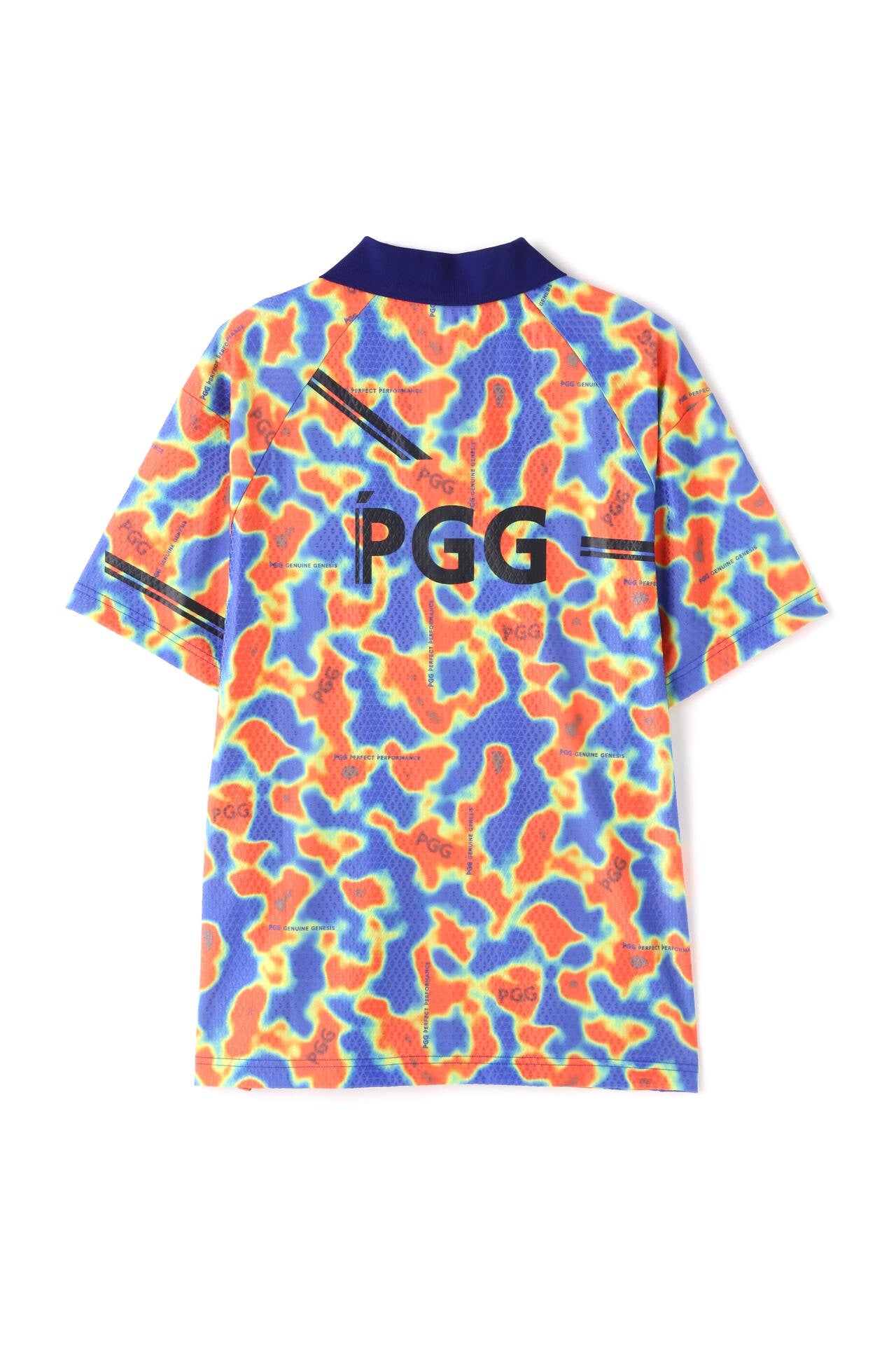 【PGG】【GSIX】トリコットジャガード ナイロンストレッチ半袖ポロシャツ ＜サーモグラフィ＞ (MENS)