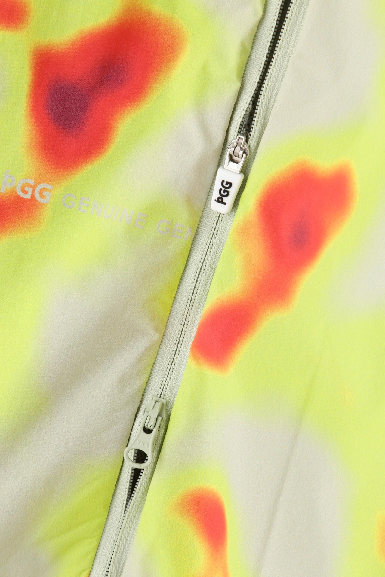 【PGG】ナイロンストレッチタフタ表シレー フルジップノーカラージャケット ＜サーモグラフィ＞ (LADIES)