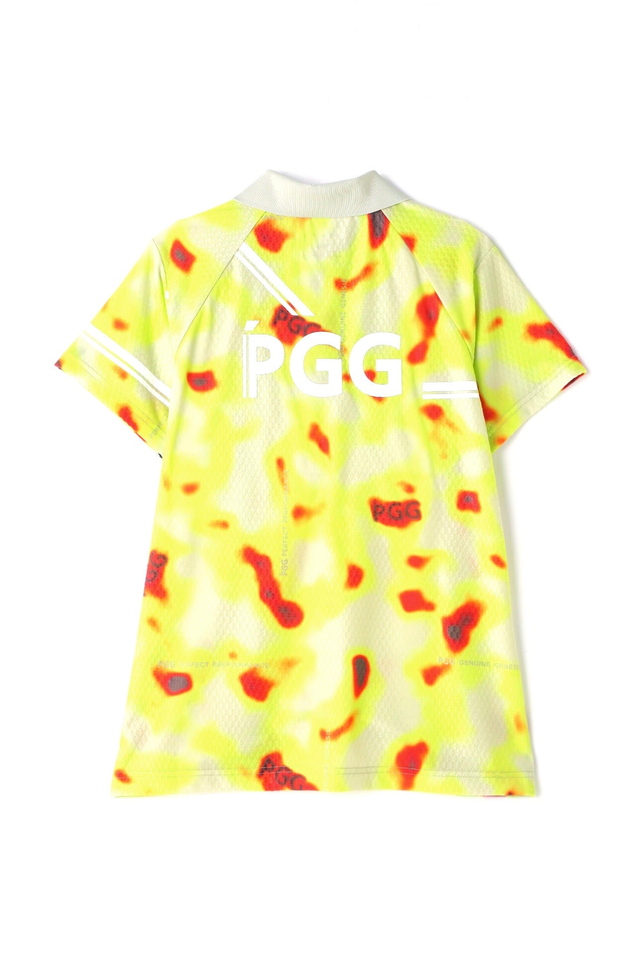 【PGG】トリコットジャガードナイロンストレッチ半袖ポロシャツ ＜サーモグラフィ＞ (LADIES)