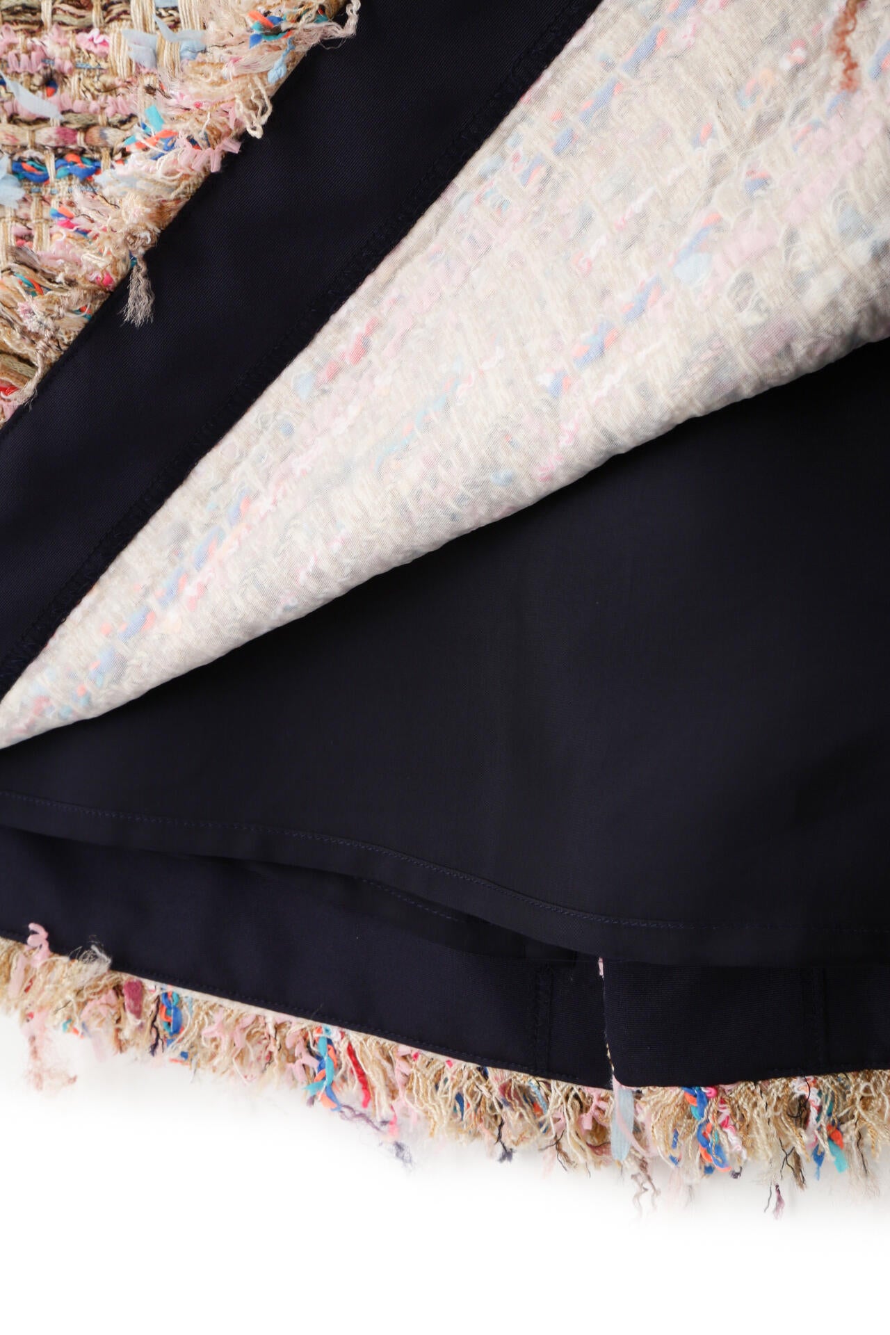 ＜BLACK LABEL＞ MALHIA ミックスカラーツィードスカート
