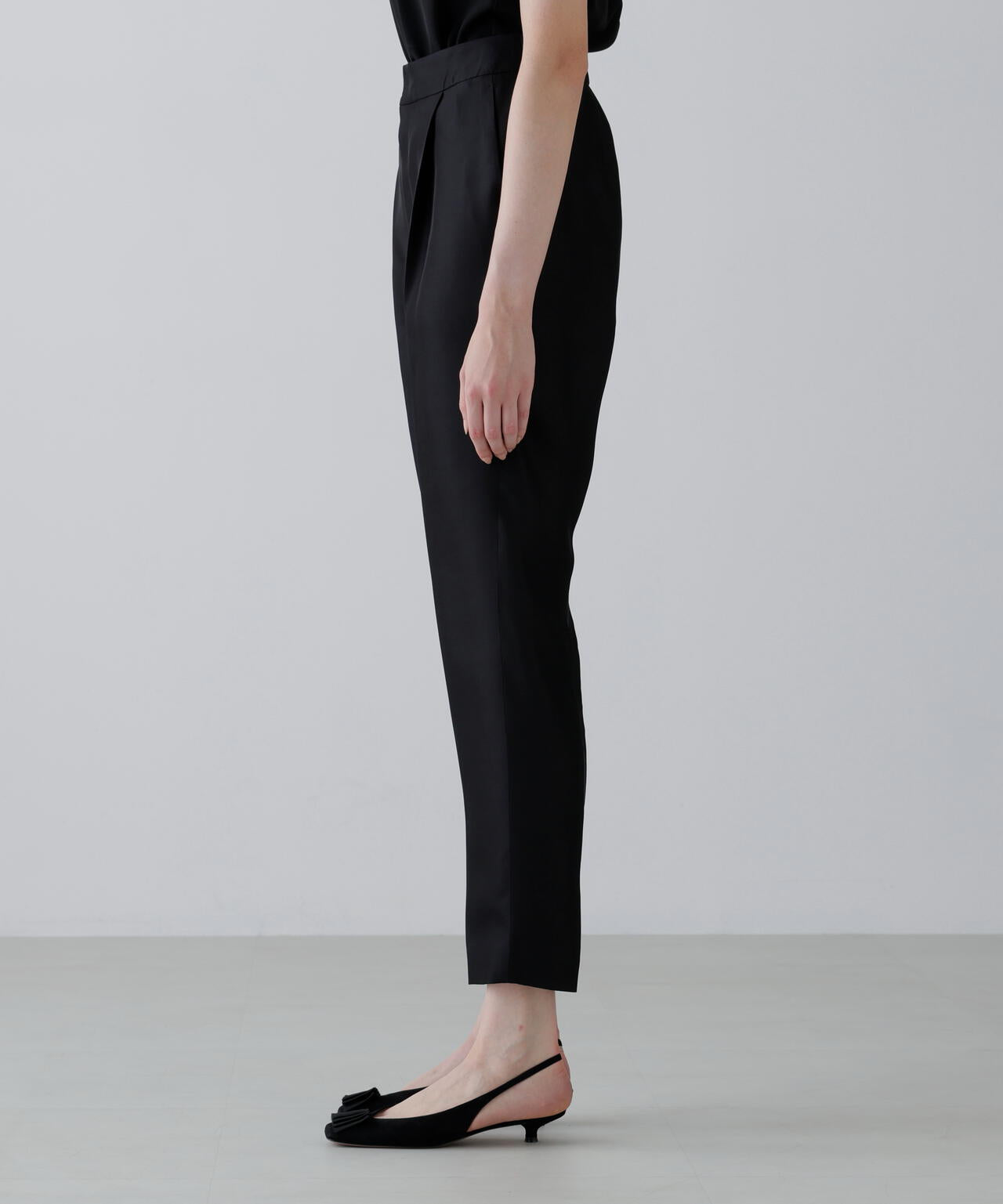 ＜BLACK LABEL＞シルクダブルクロスパンツ
