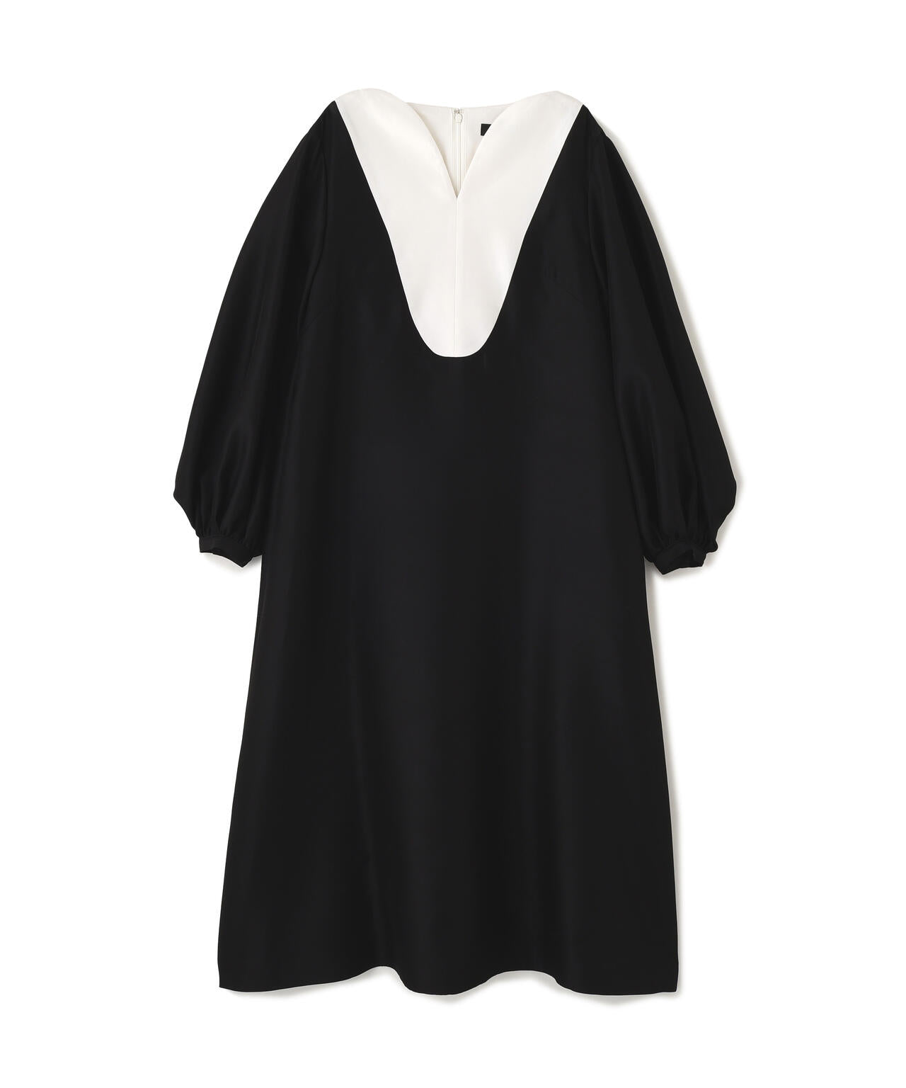 ＜BLACK LABEL＞シルクダブルクロスワンピース