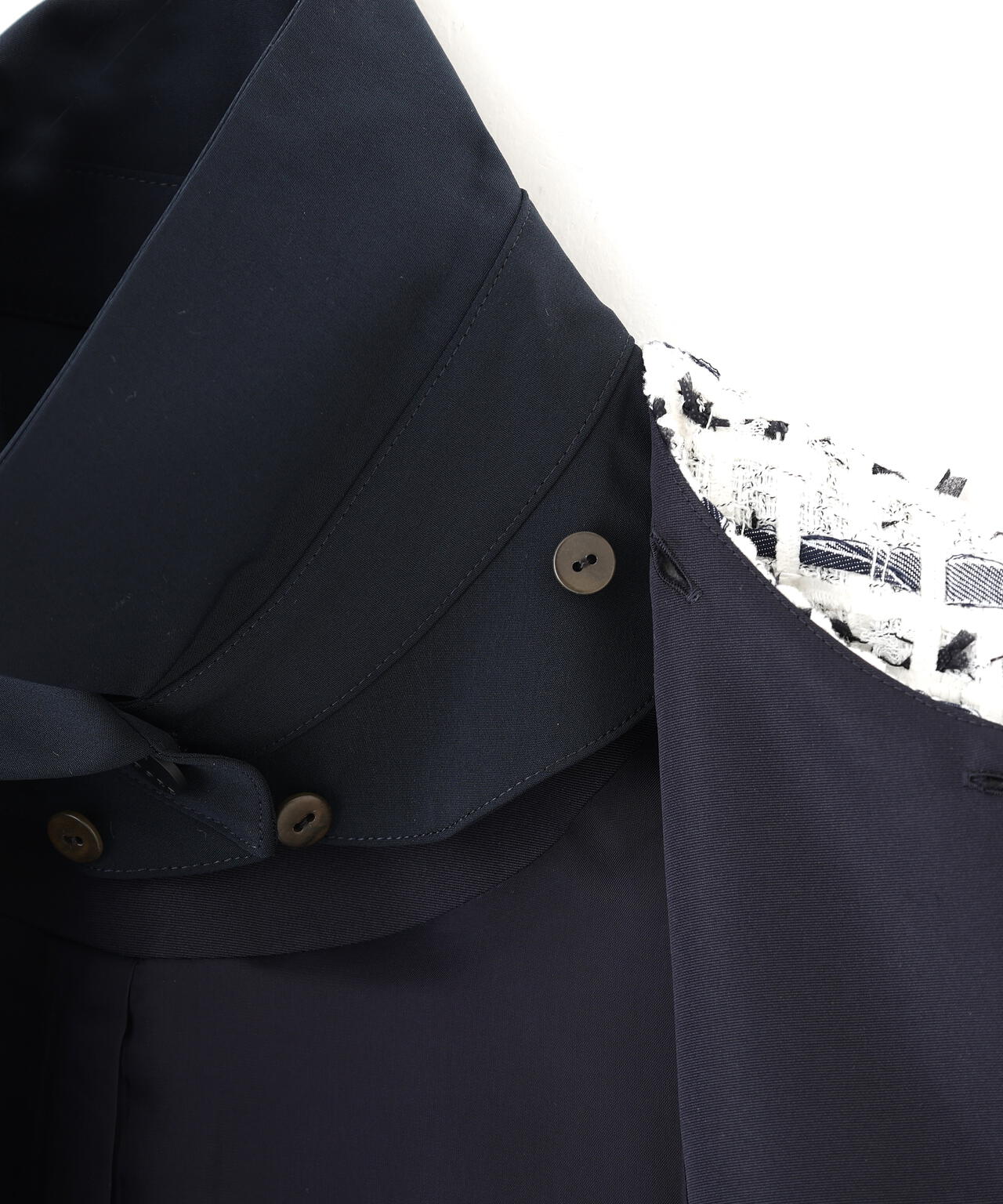 ＜BLACK LABEL＞デニムツィードジレ