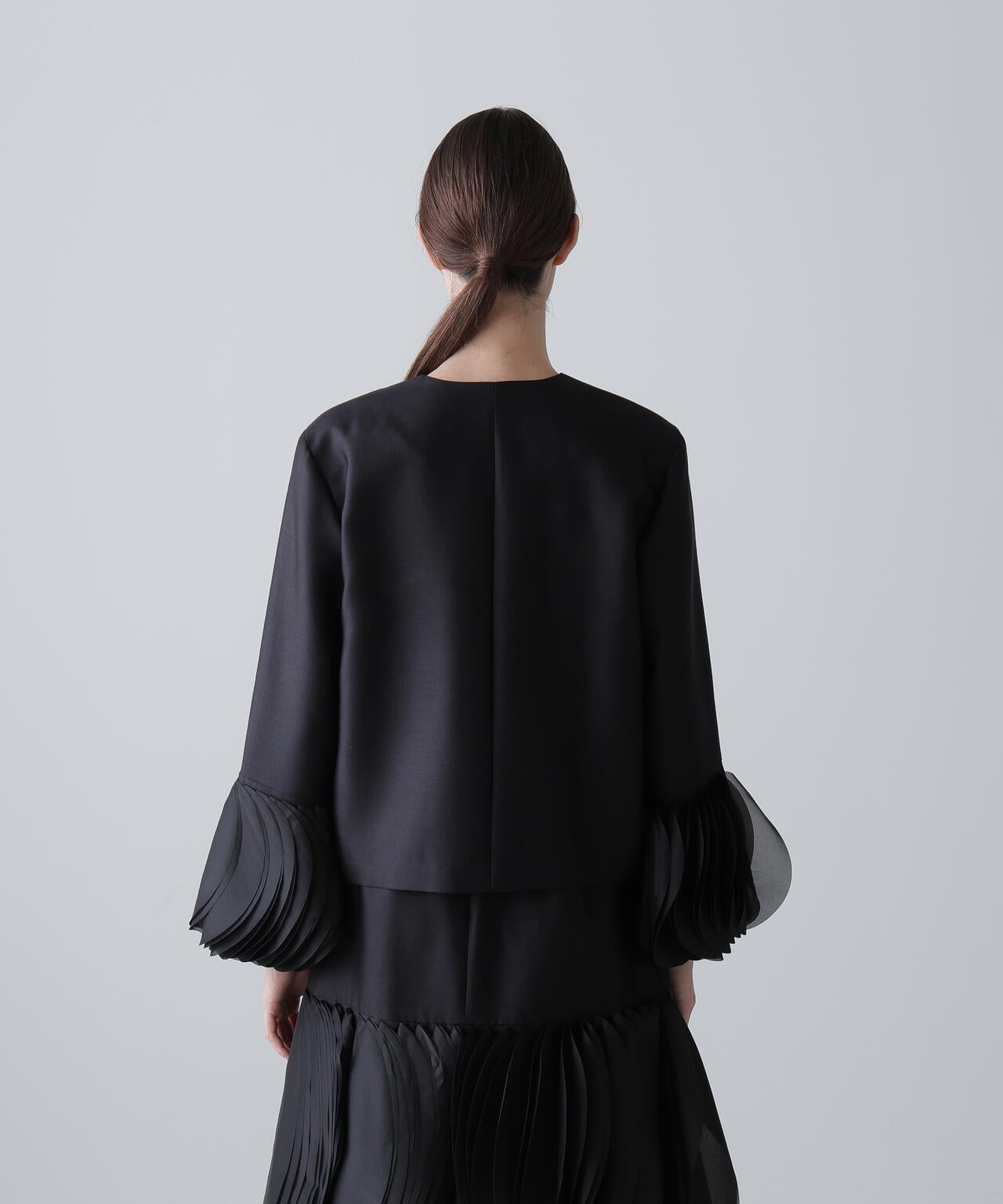 ＜BLACK LABEL＞シルクウールツイルジャケット