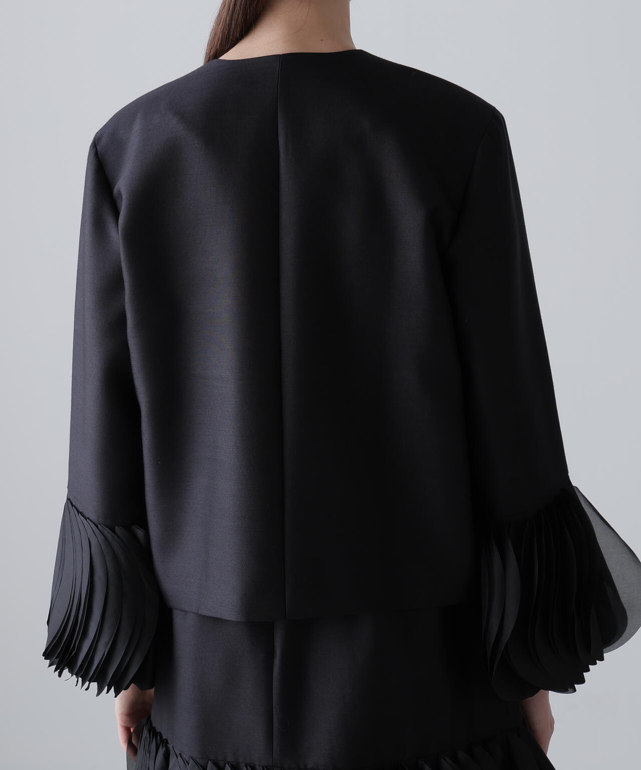 ＜BLACK LABEL＞シルクウールツイルジャケット