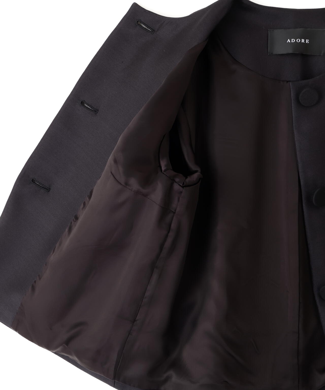 ＜BLACK LABEL＞シルクウールツイルジャケット