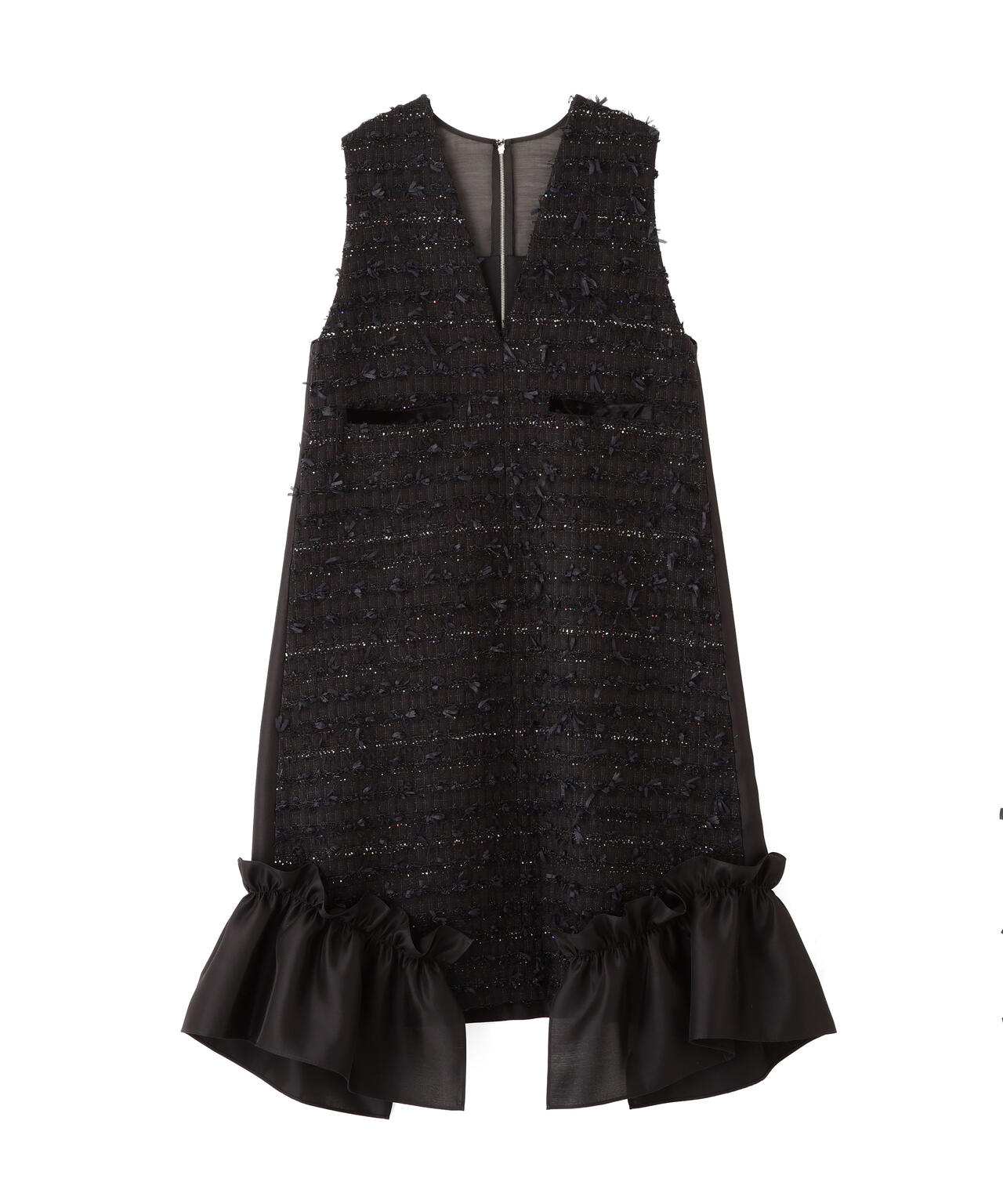 ＜BLACK LABEL＞MALHIAネオンスパングルツイードドレス