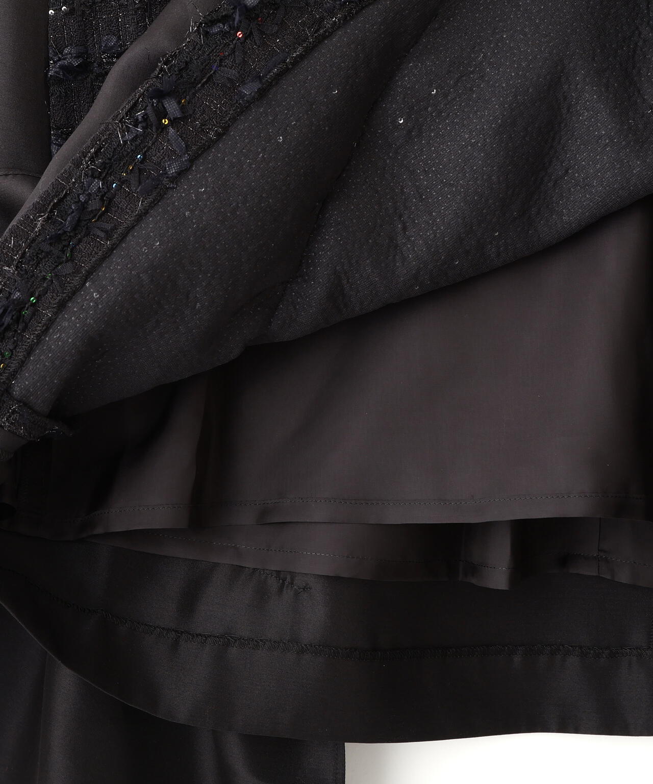 ＜BLACK LABEL＞MALHIAネオンスパングルツイードドレス