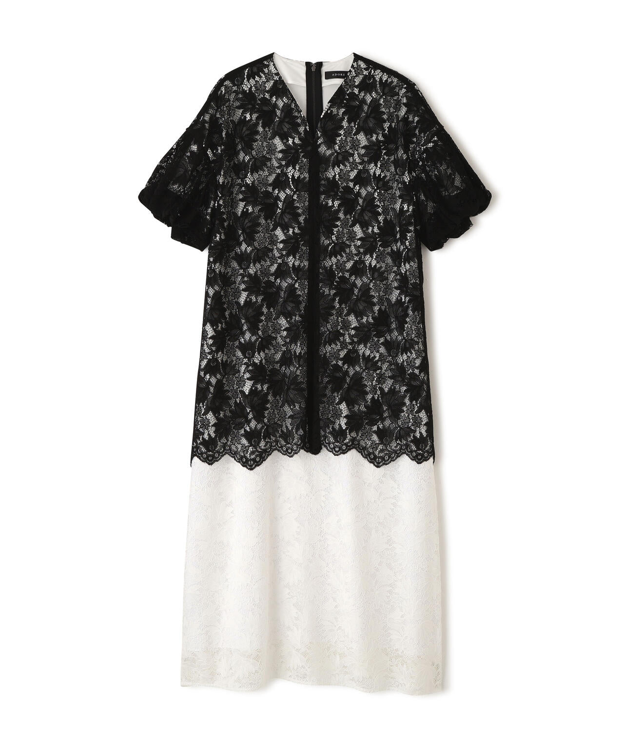 ＜BLACK LABEL＞ラスターコードレースワンピース