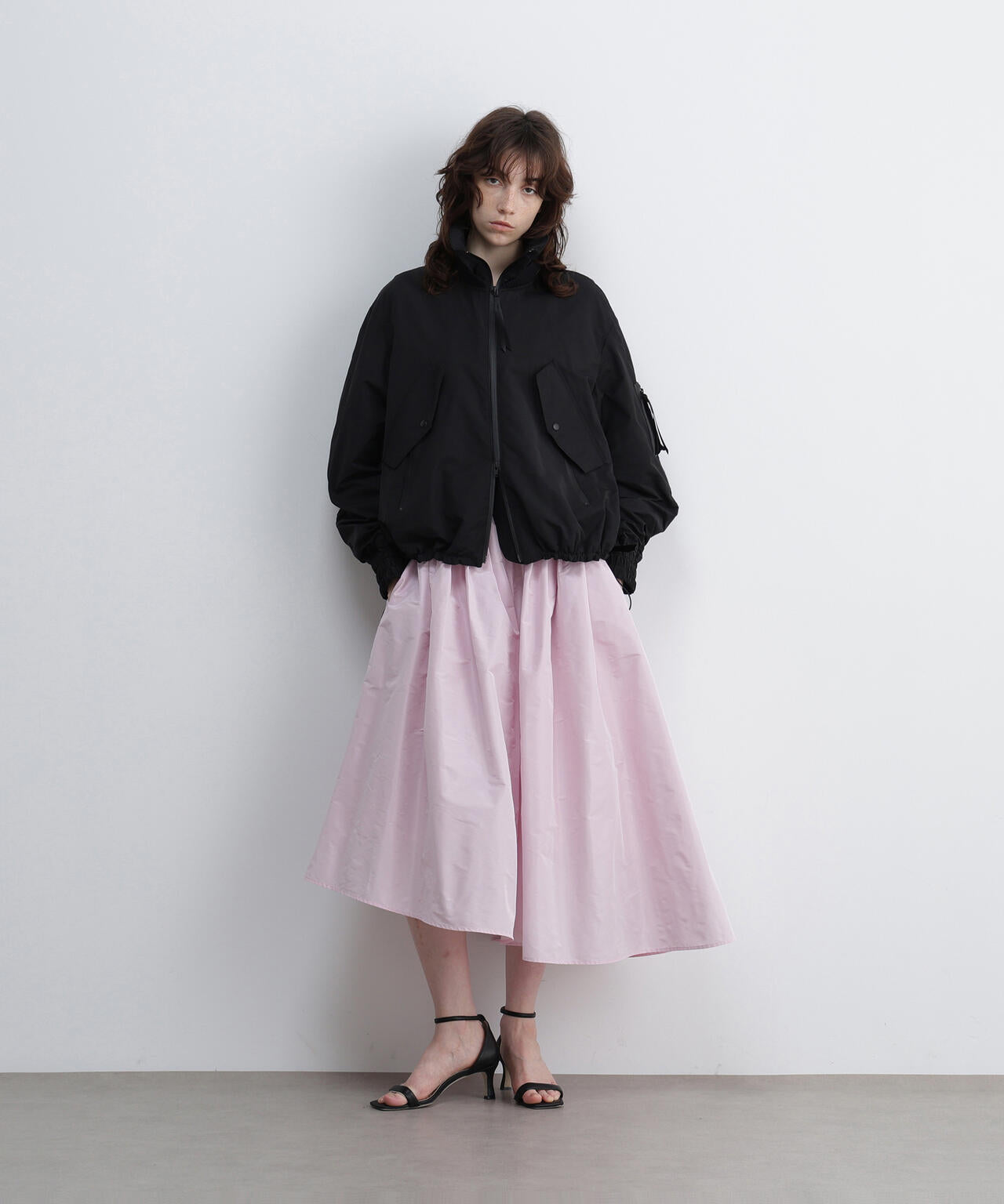 ＜UNiPH＞スパークルタフタスカート