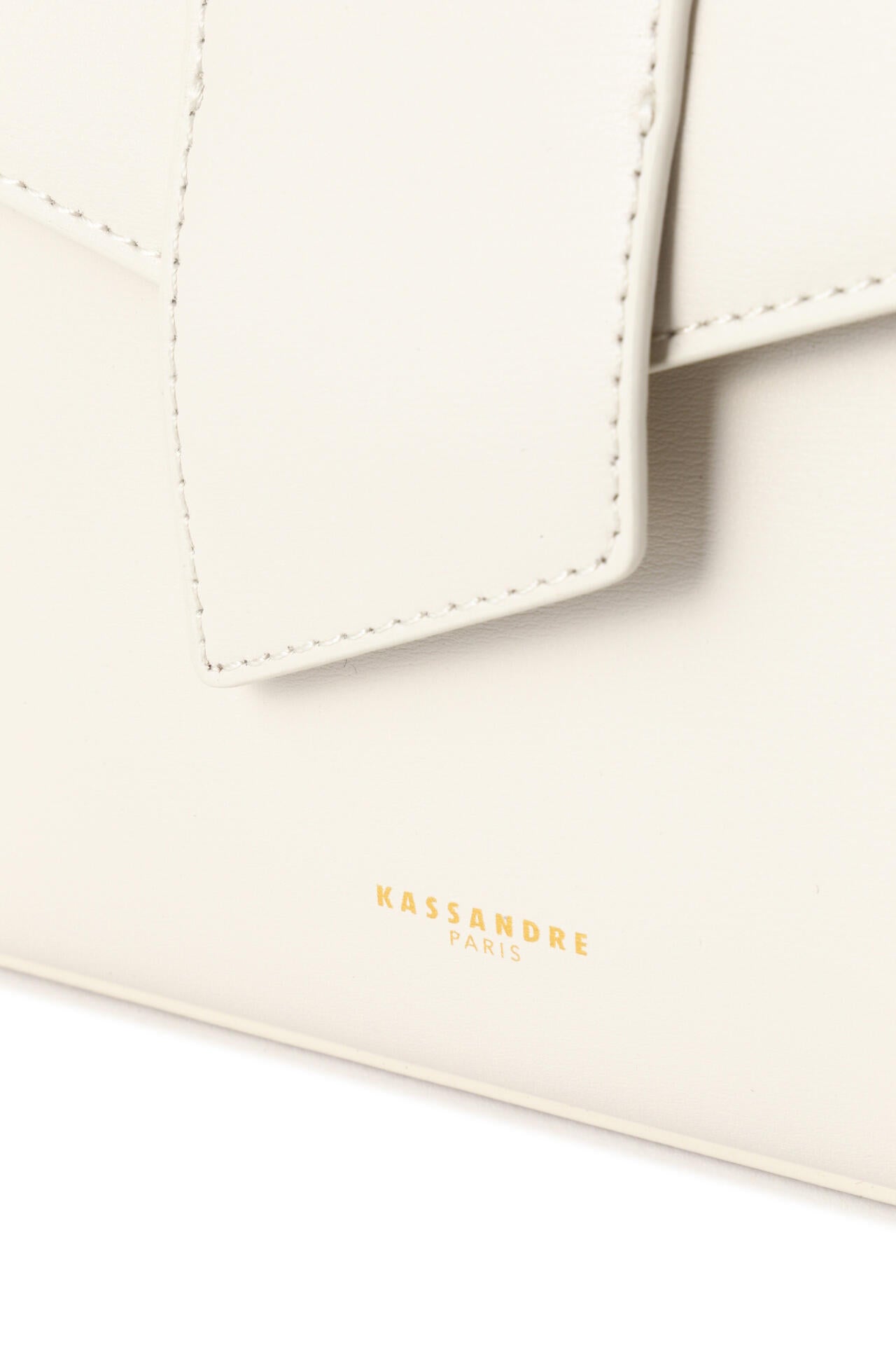 【KASSANDRE Paris】GAIA　Small Round Gold Metal Hnadle Bag