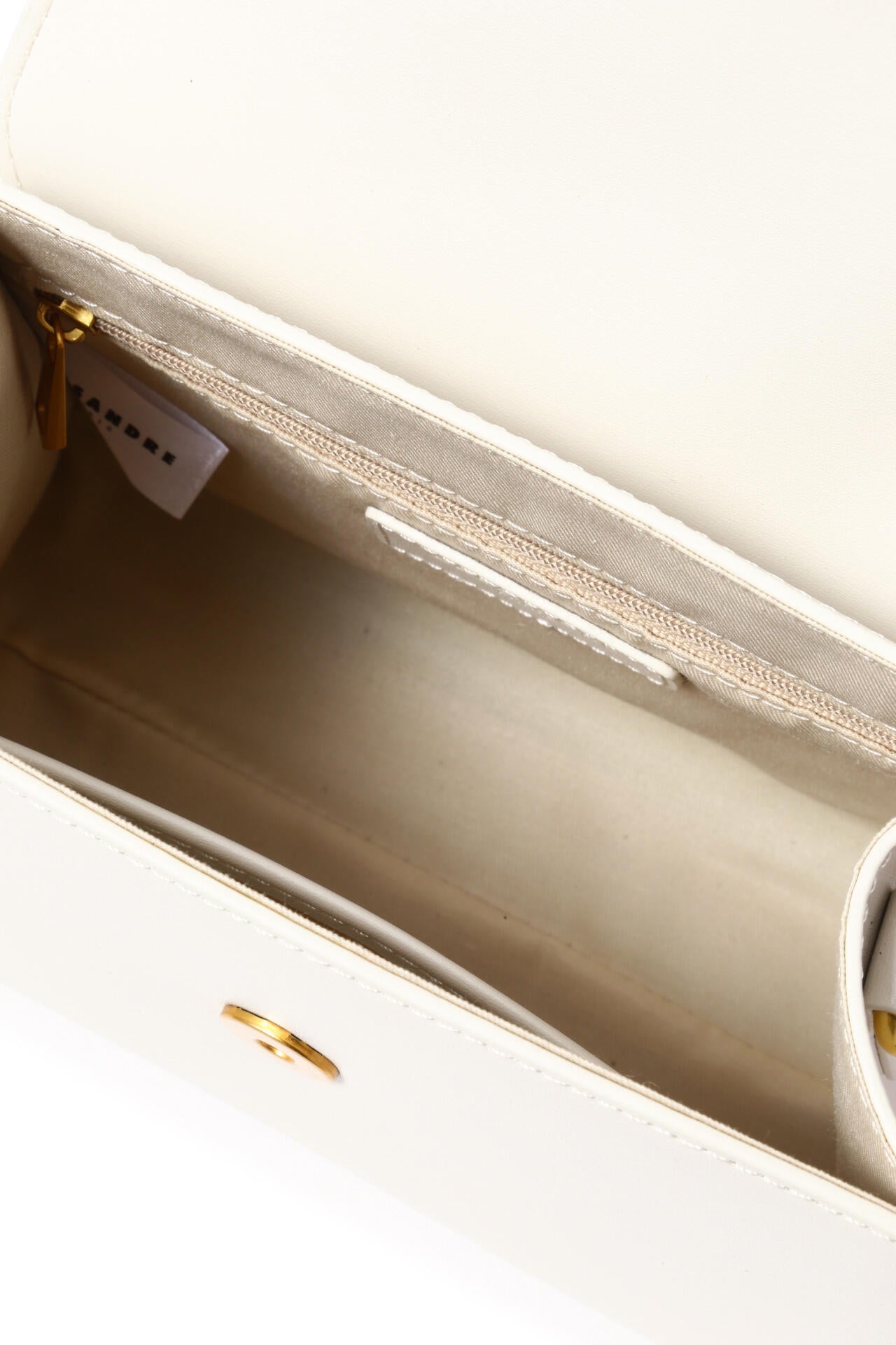 【KASSANDRE Paris】GAIA　Small Round Gold Metal Hnadle Bag