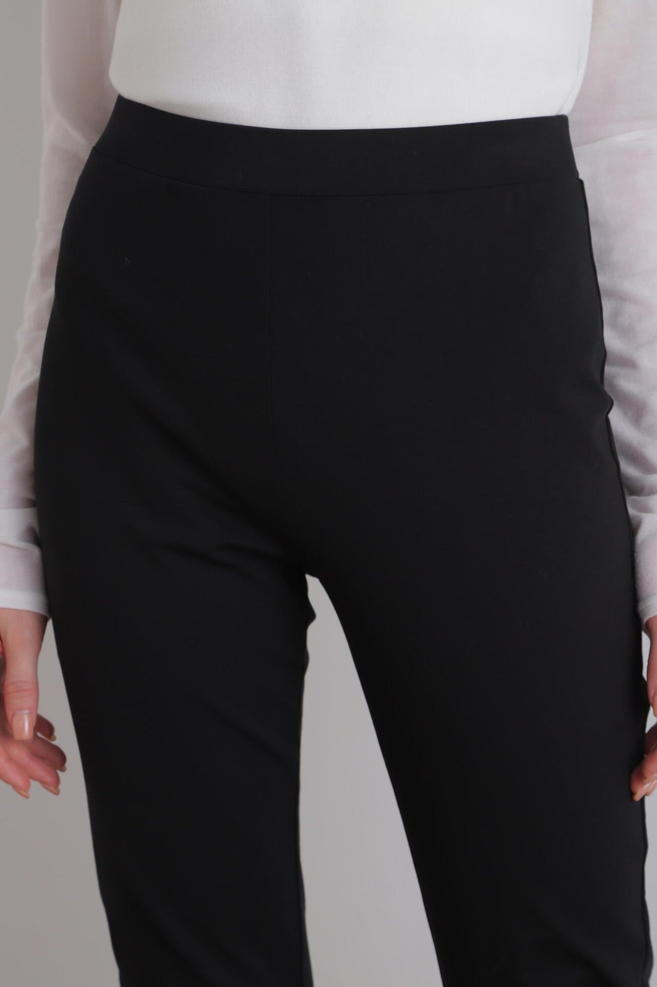 【EC限定カラー/グレー】ハイストレッチレギンスパンツ