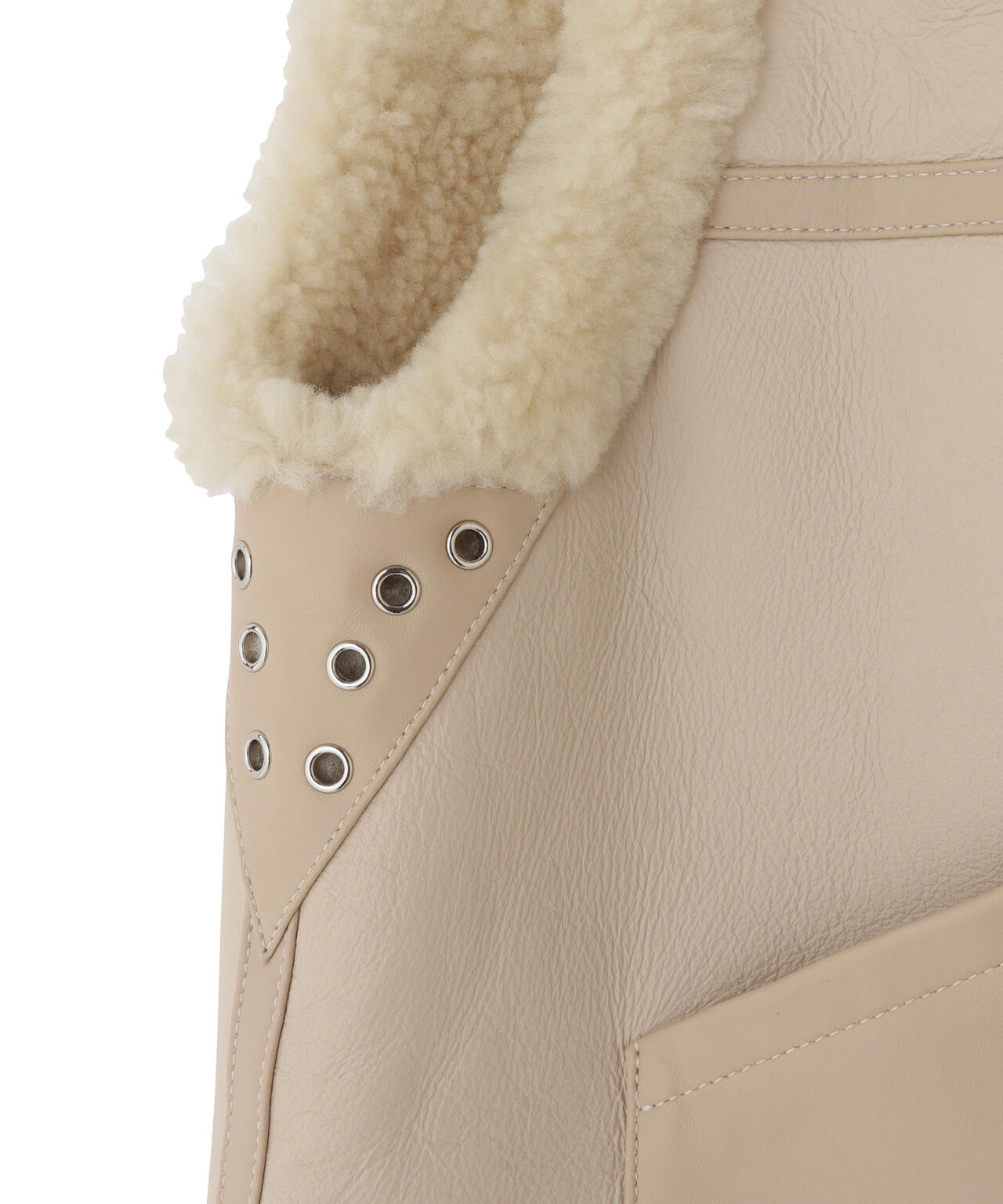 【TANAKA / タナカ】SHEARLING VEST