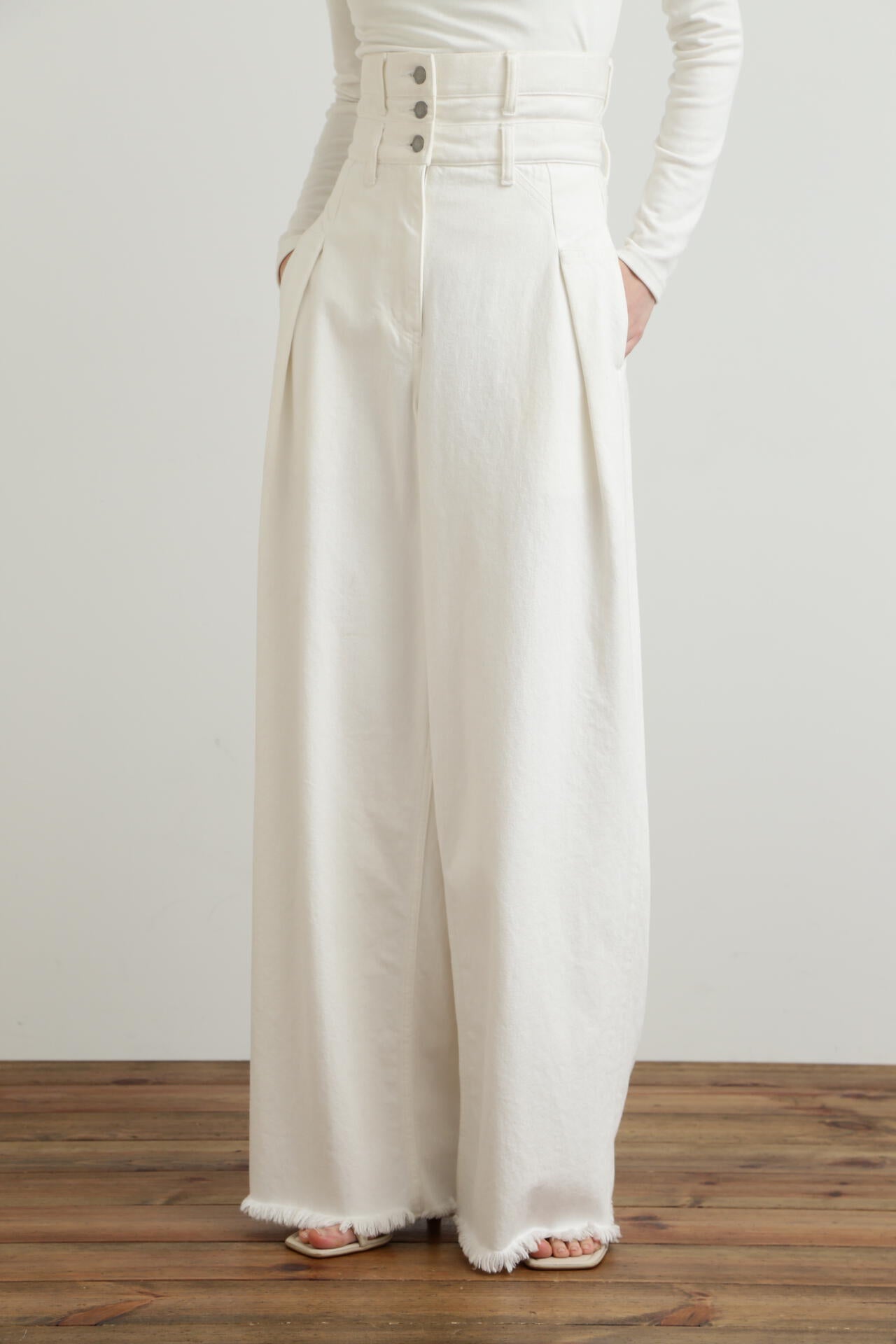 High Waist Wide Denim
