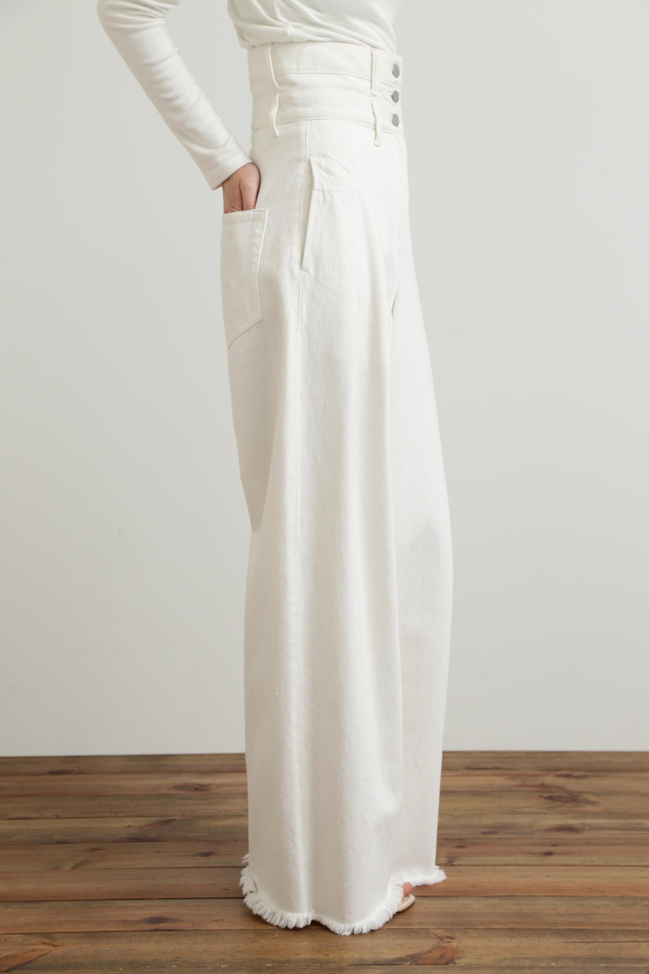 High Waist Wide Denim