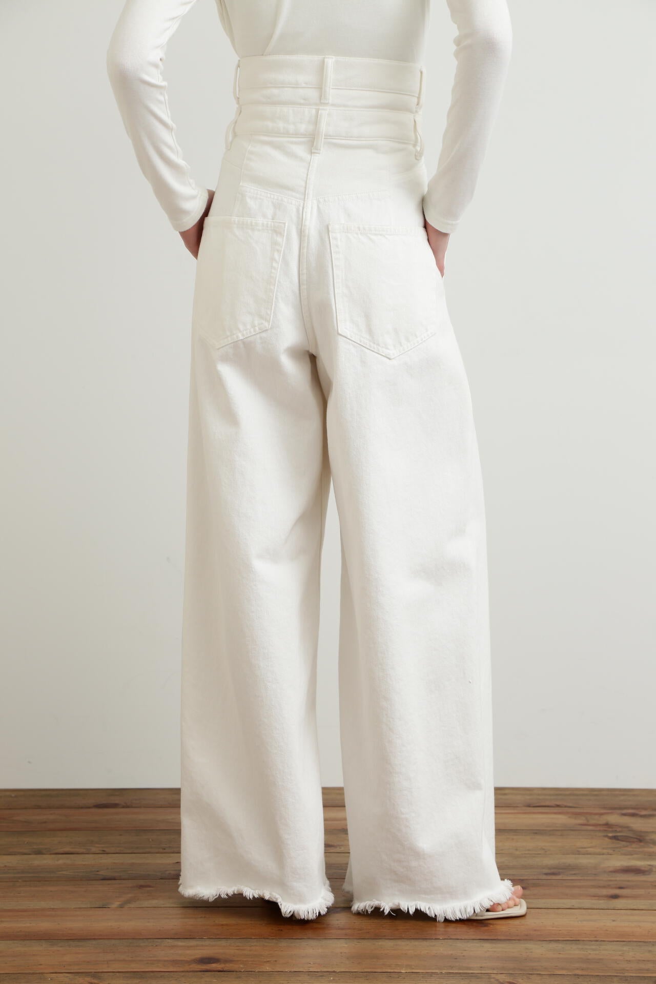 High Waist Wide Denim