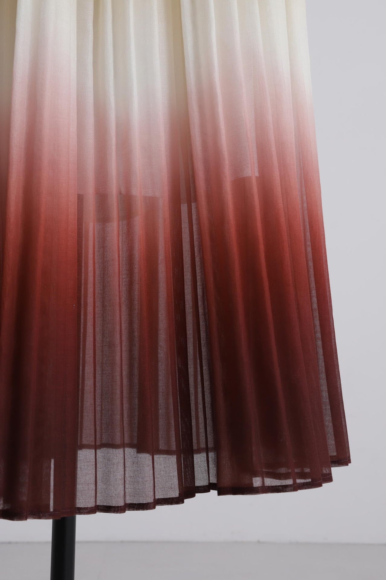 【TV着用】Pleated Maxi Flare Skirt