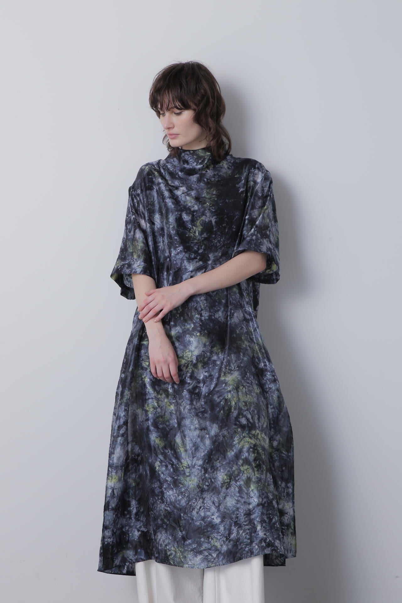 Gradation Dyed Organdy Dress