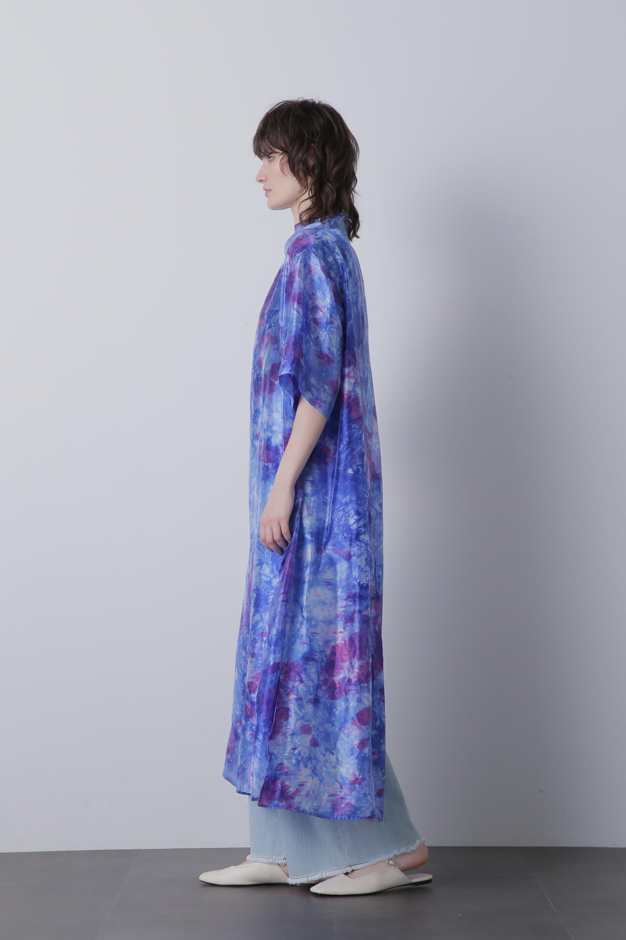 Gradation Dyed Organdy Dress