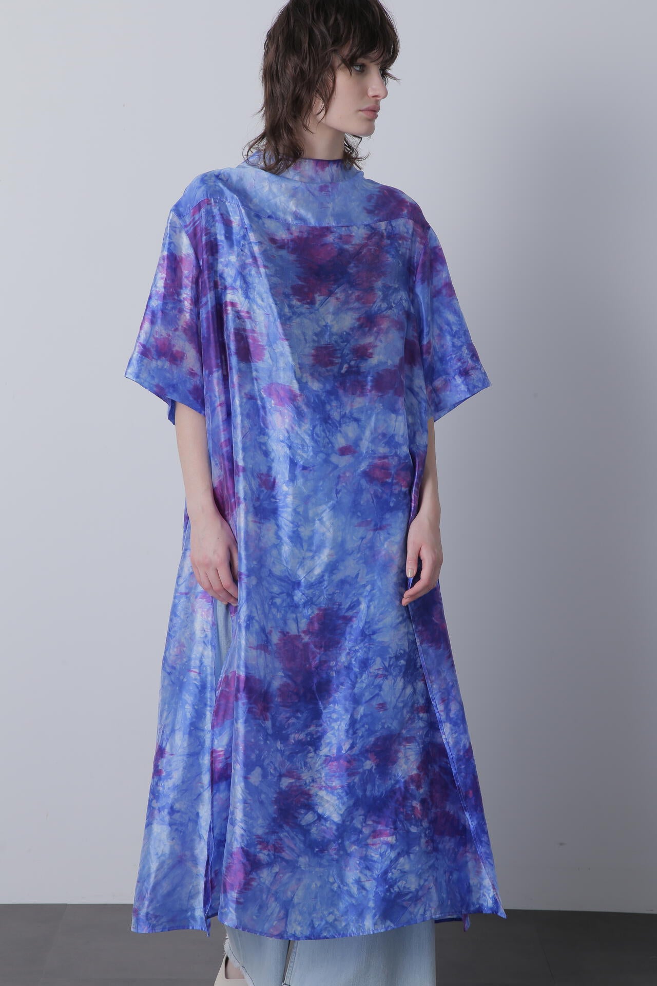 Gradation Dyed Organdy Dress
