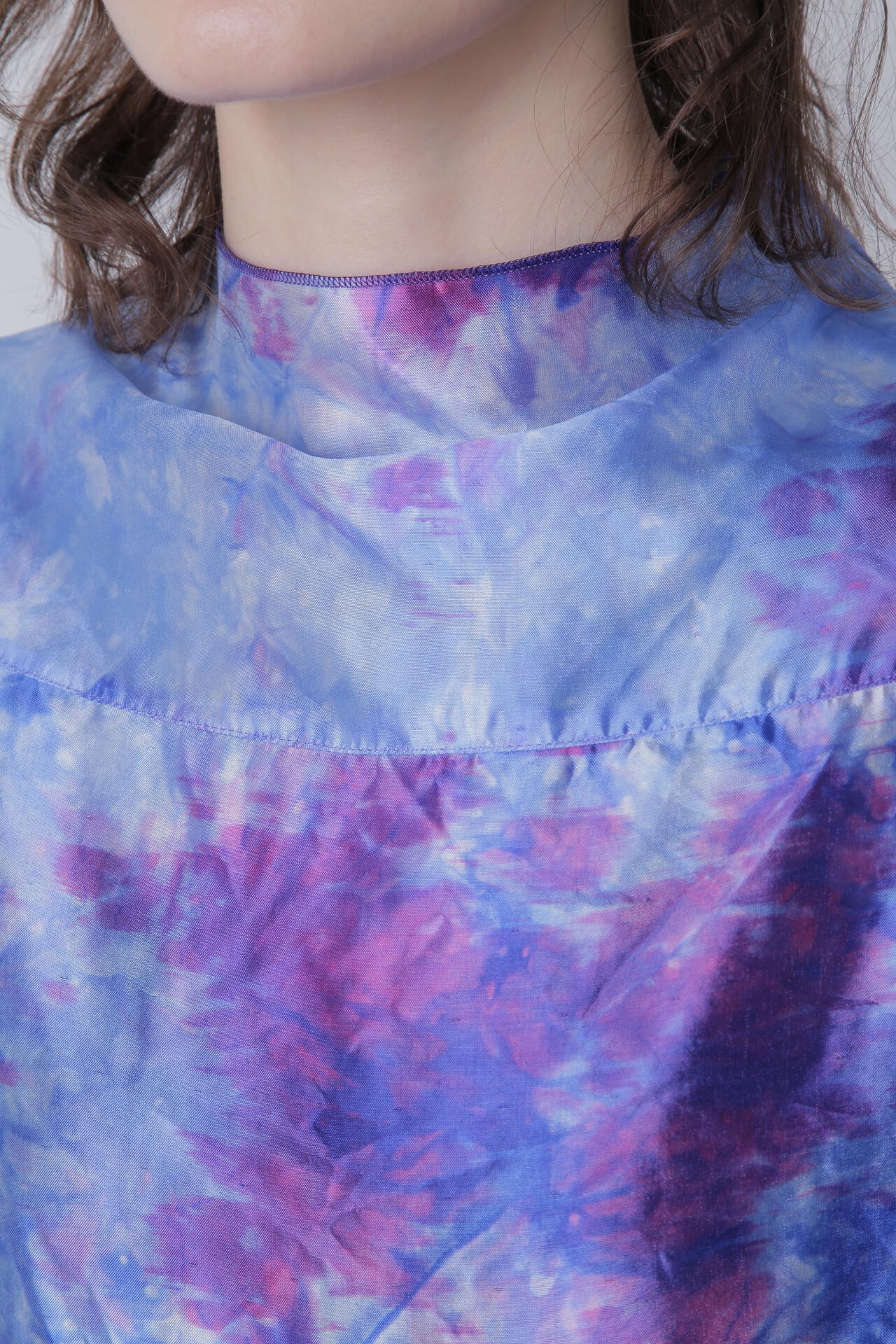 Gradation Dyed Organdy Dress