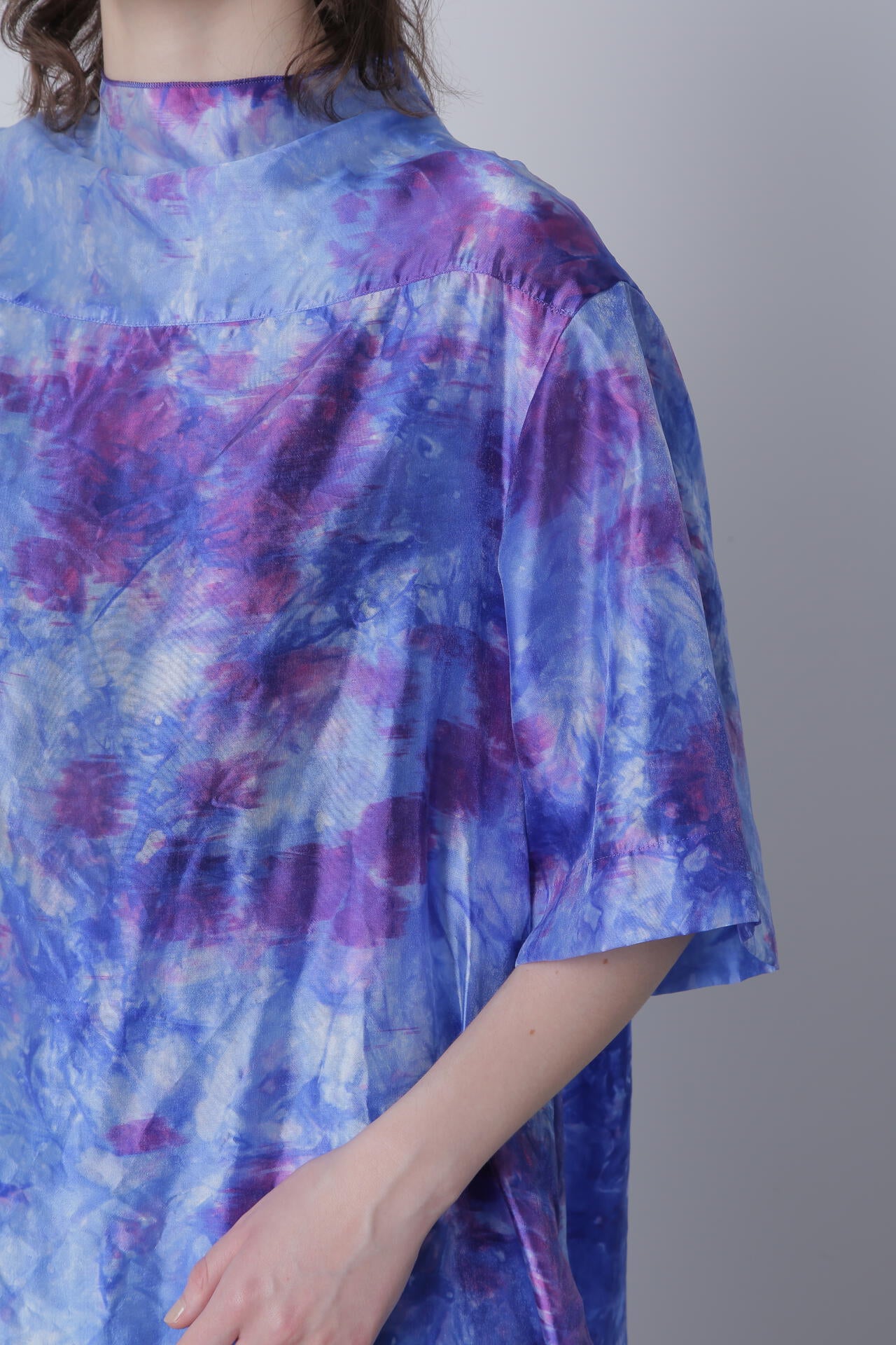 Gradation Dyed Organdy Dress