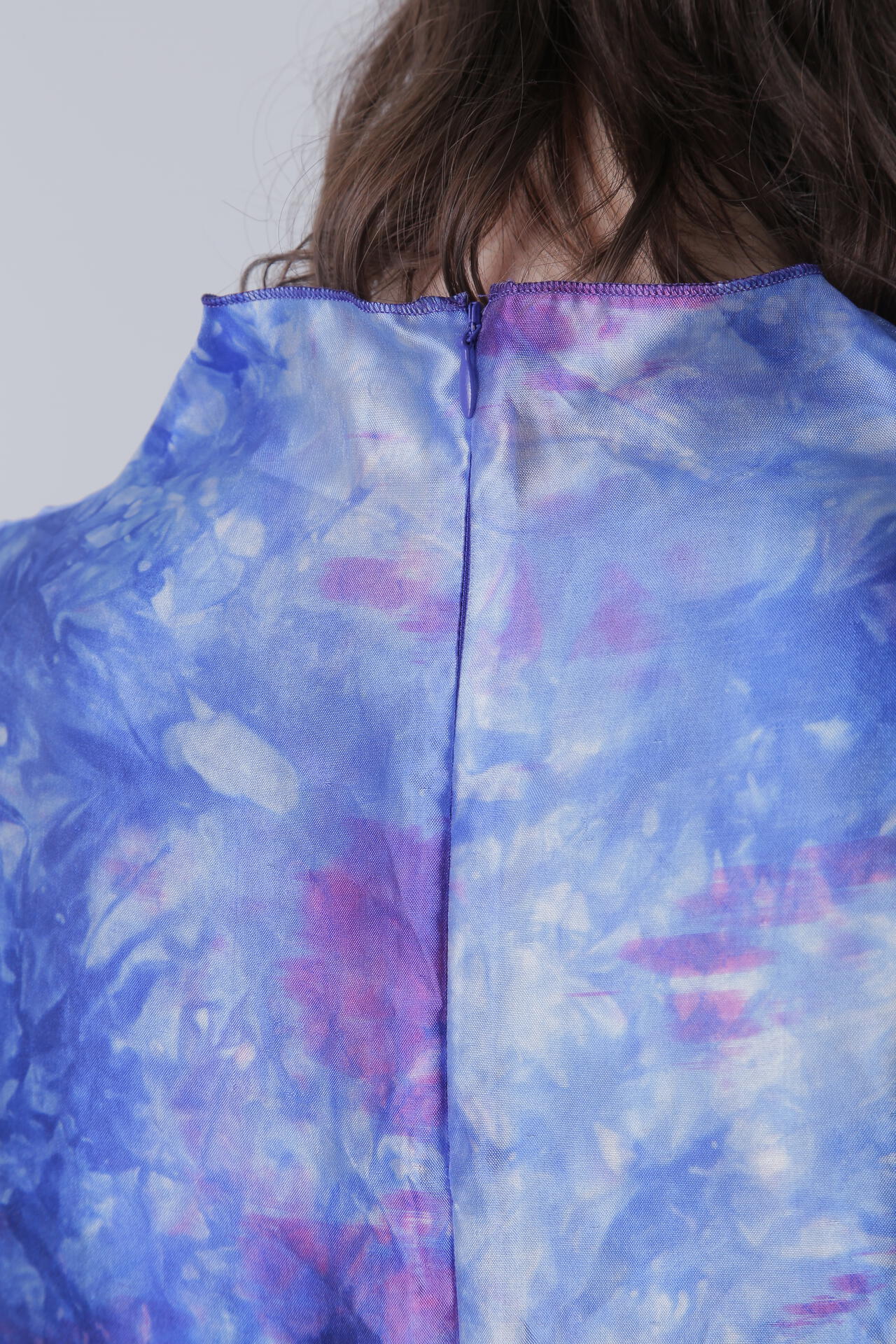 Gradation Dyed Organdy Dress