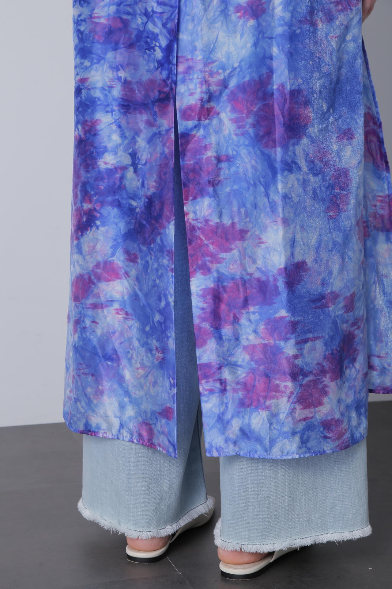 Gradation Dyed Organdy Dress