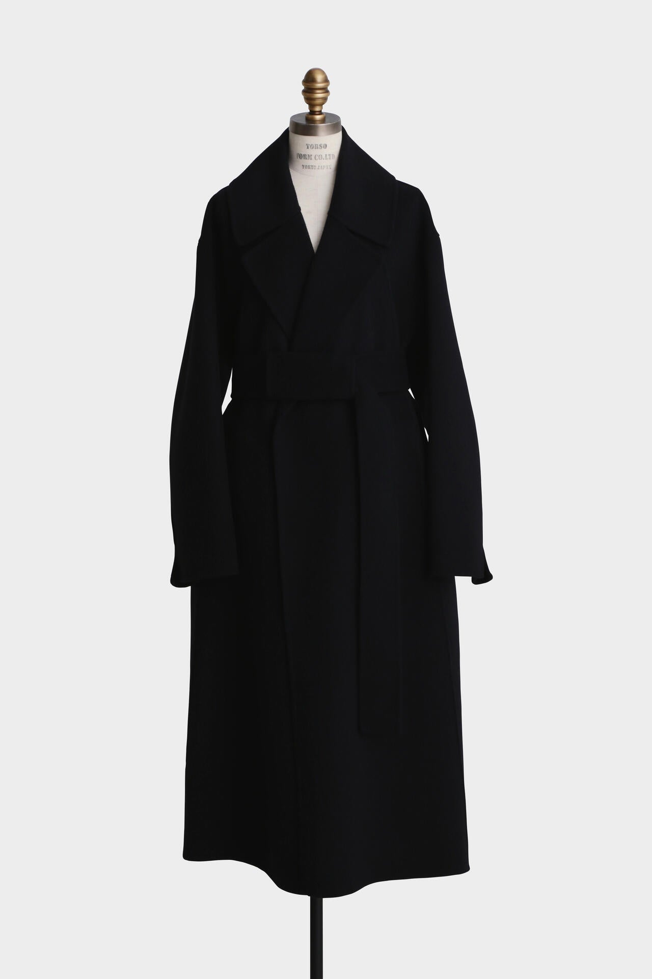 Belted Panel Line Coat