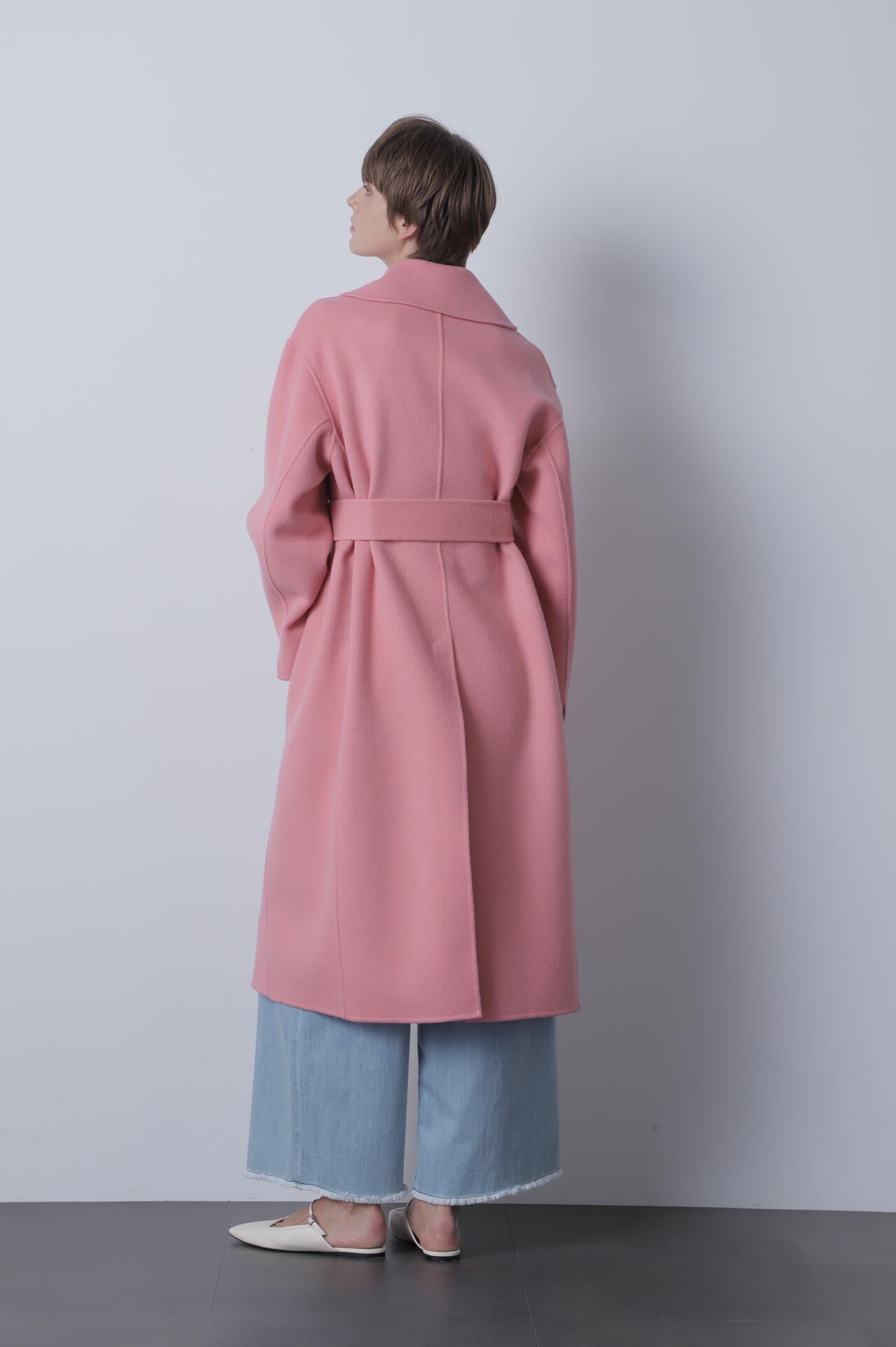 Belted Panel Line Coat