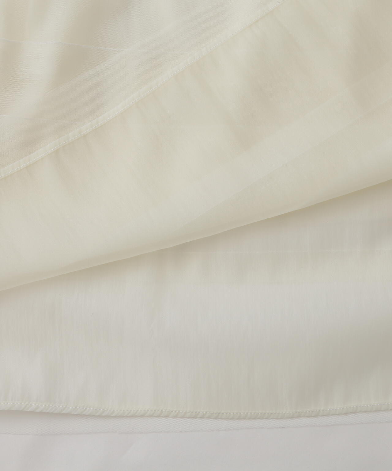 【TV着用】【GISELe 6月号掲載商品】Tulle/Organdy Layered Skirt