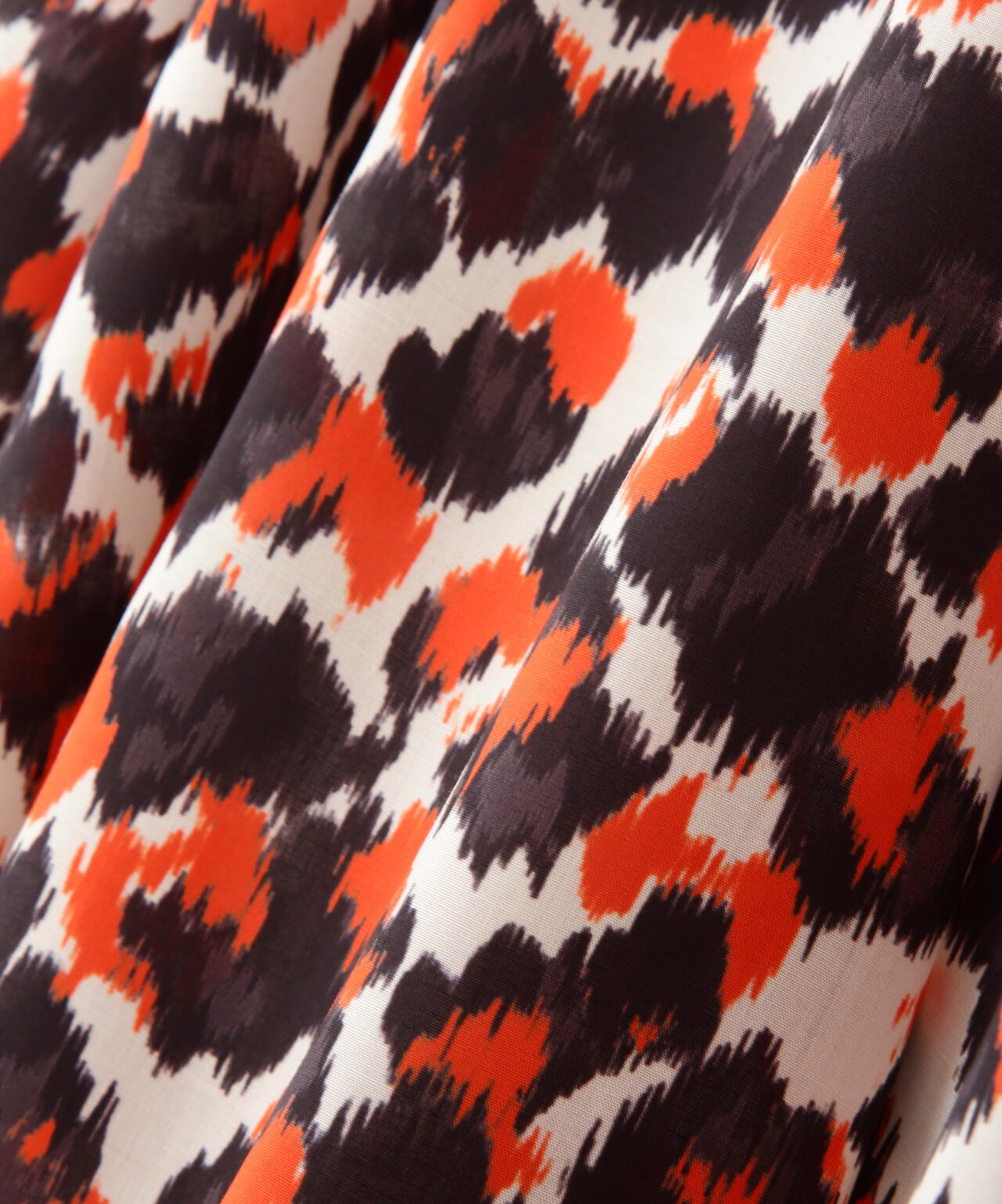 Printed Flare Skirt