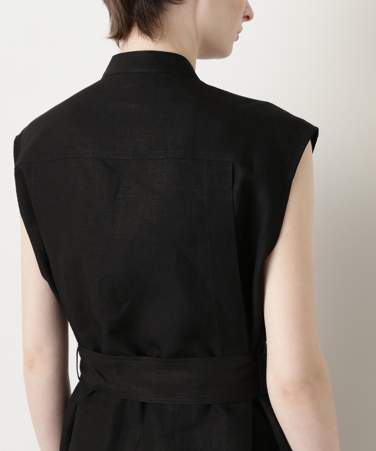 【GISELe 8月号掲載商品】Belted Sleeveless Jacket