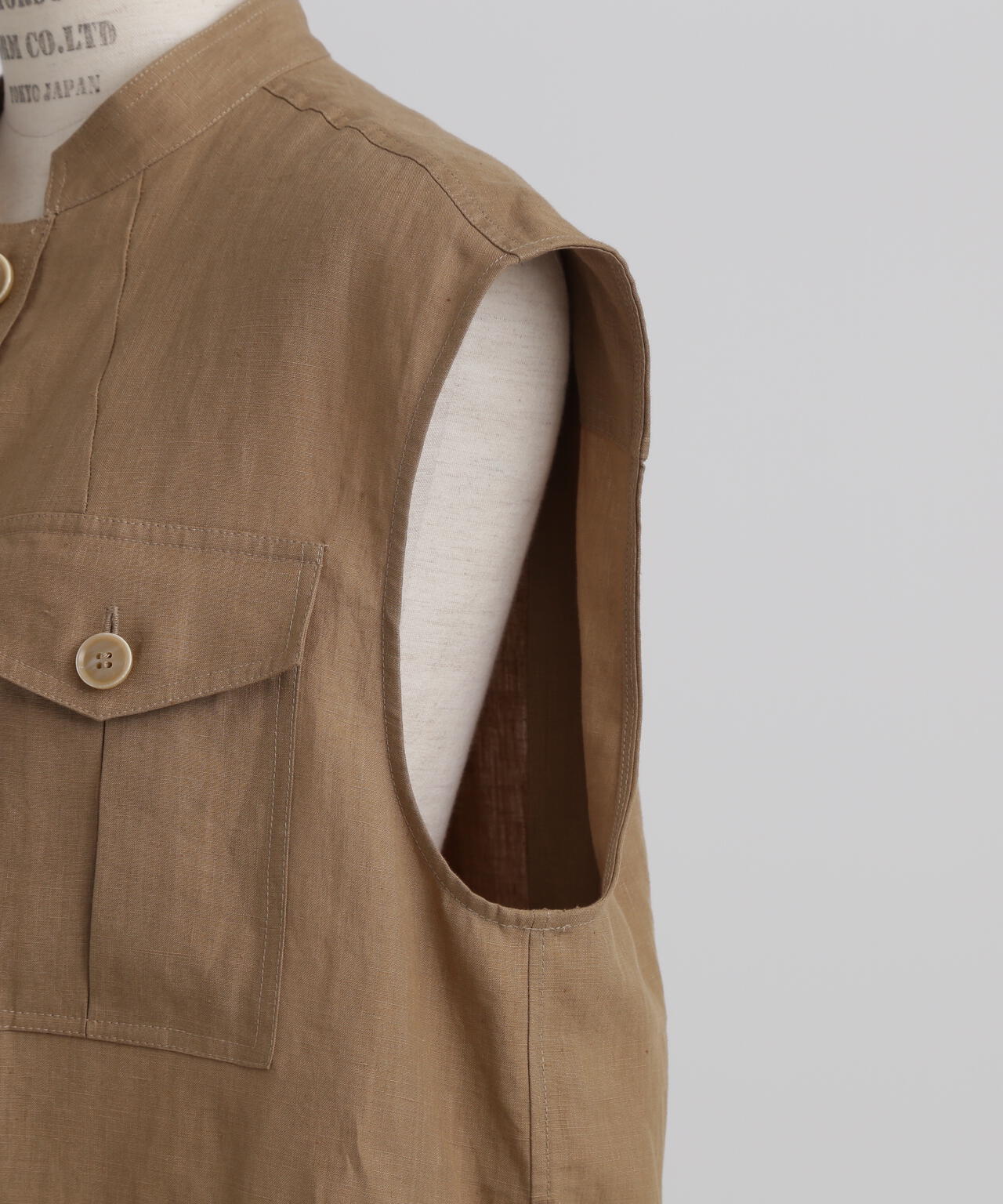 【GISELe 8月号掲載商品】Belted Sleeveless Jacket