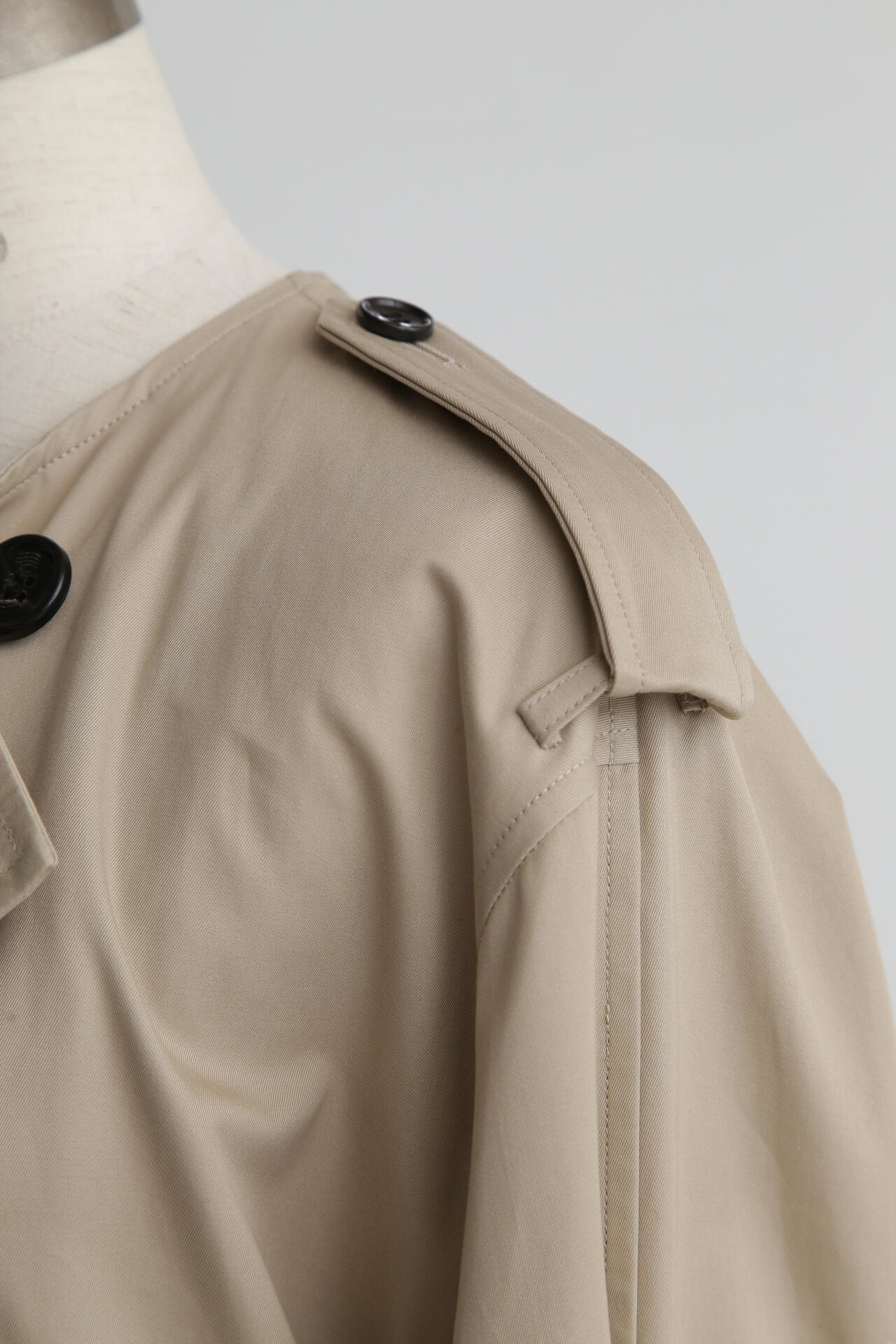 No Collar Trench Coat