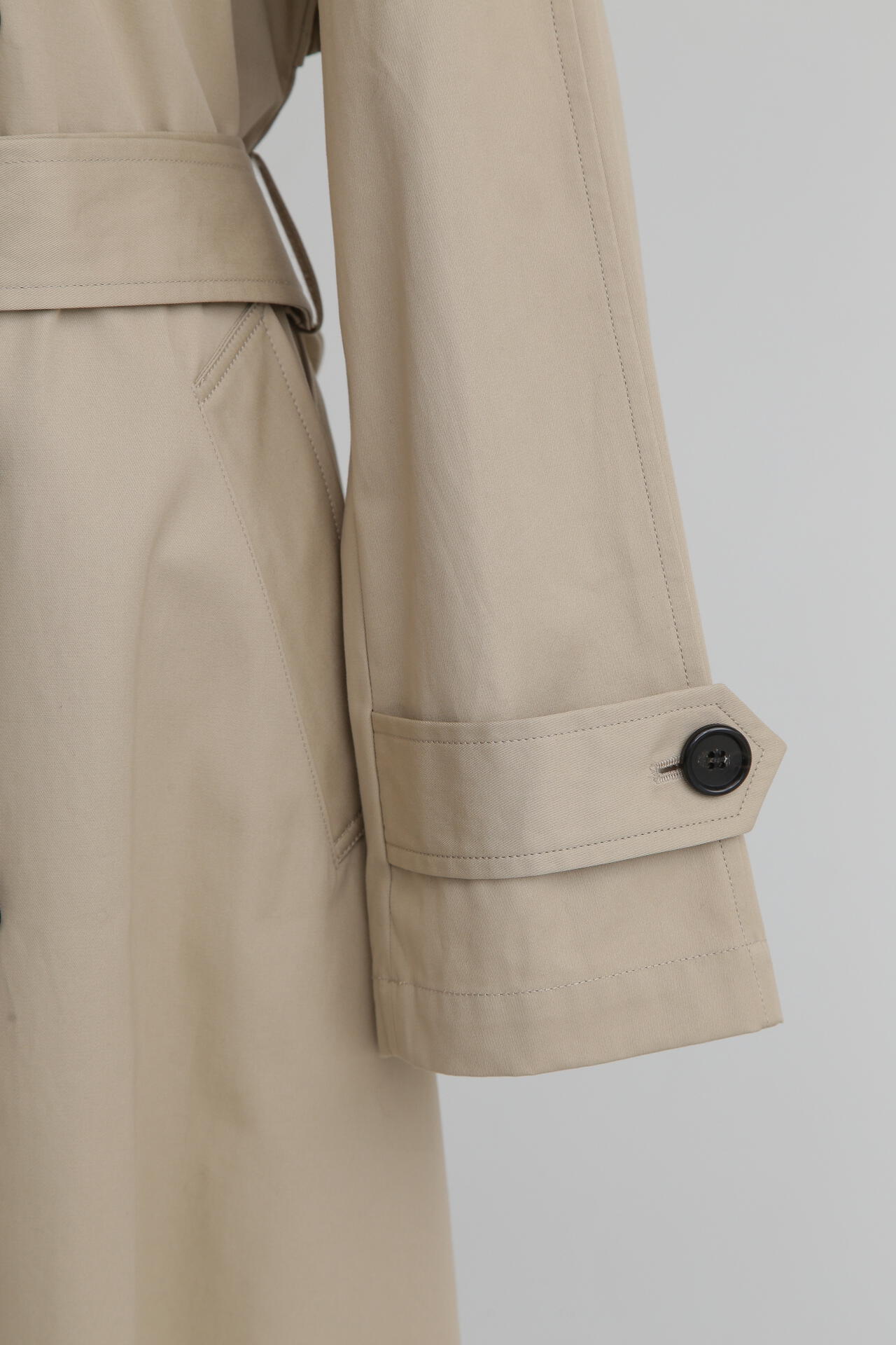 No Collar Trench Coat