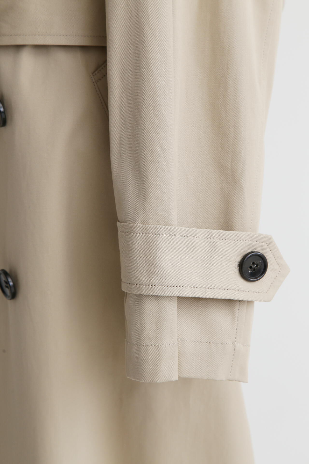 No Collar Trench Coat