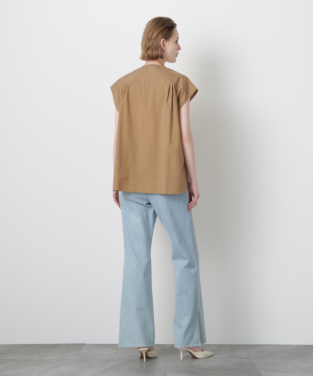 【VERY 9月号掲載商品】Roundneck Gilet Blouse
