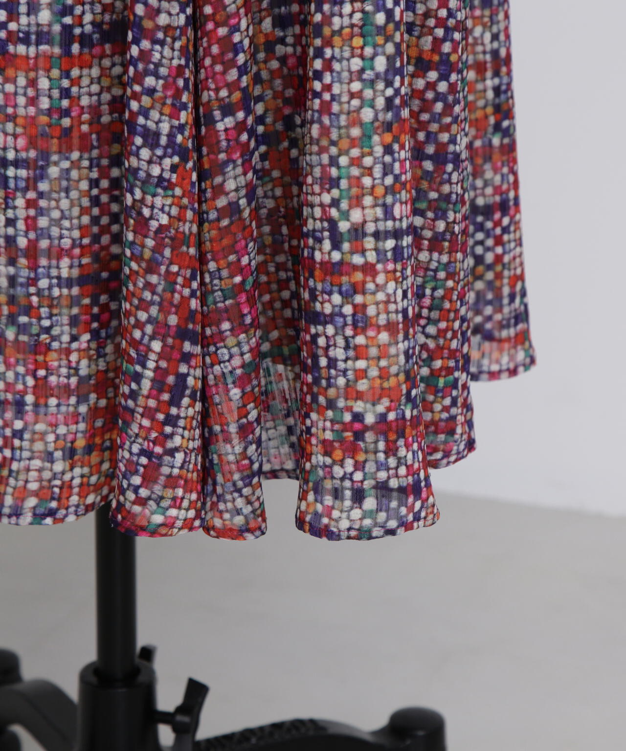 Printed Maxi Flare Skirt