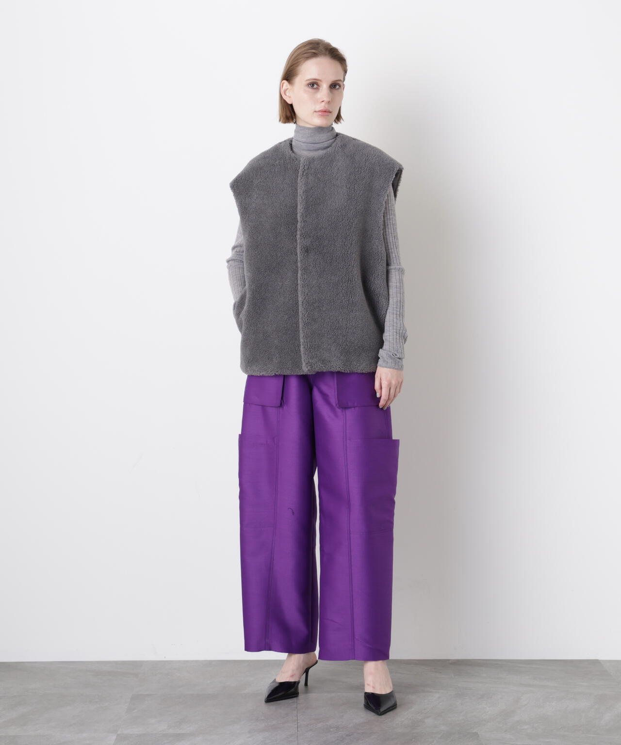 Wool Boa Gilet