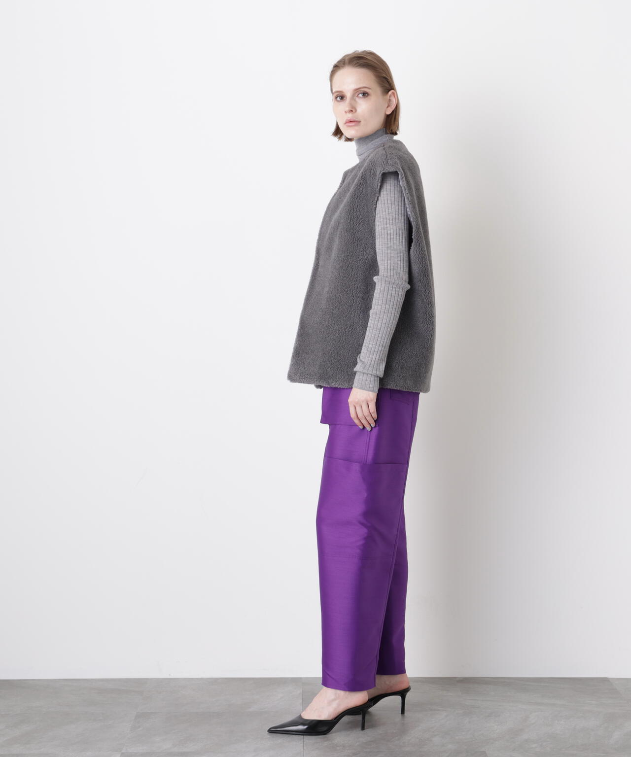 Wool Boa Gilet