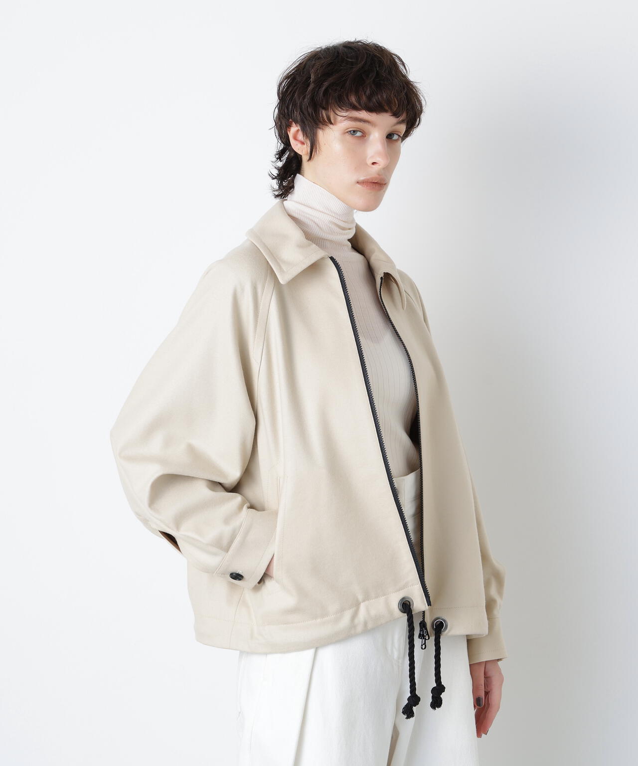 Bicolor Zip Swing Top