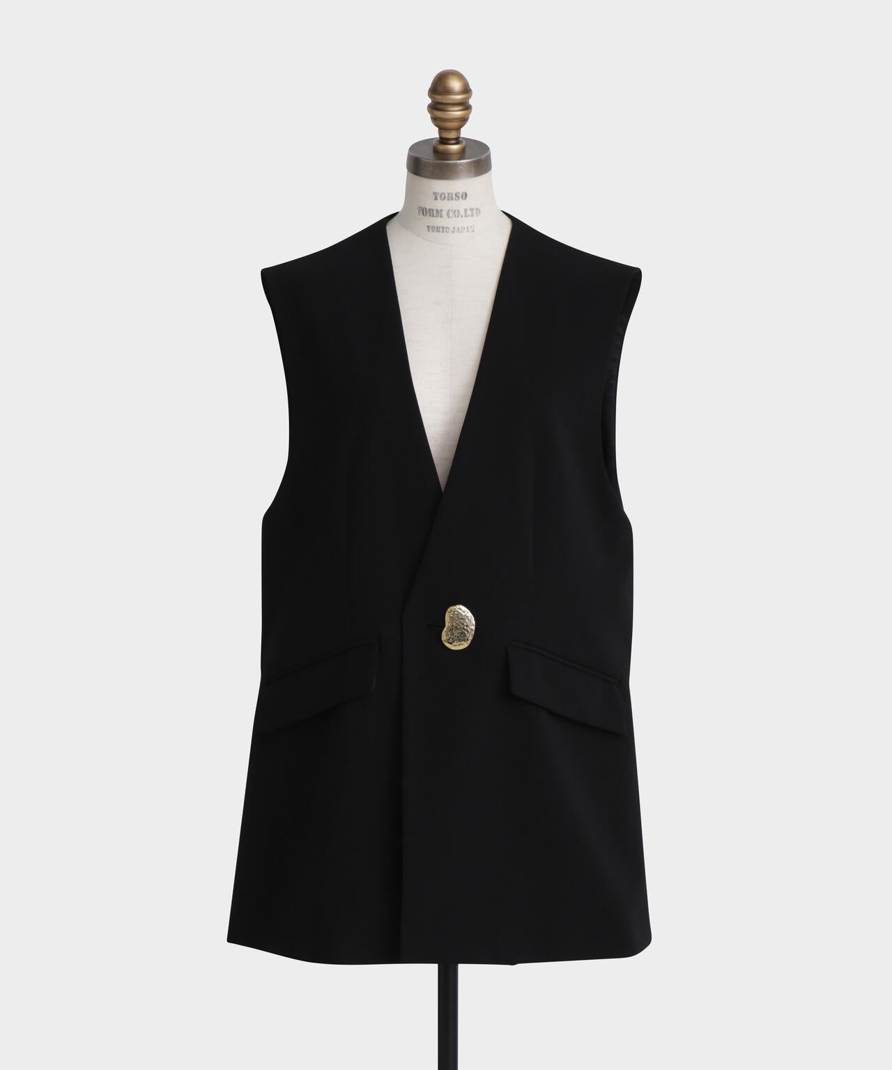 Metal Button Gilet