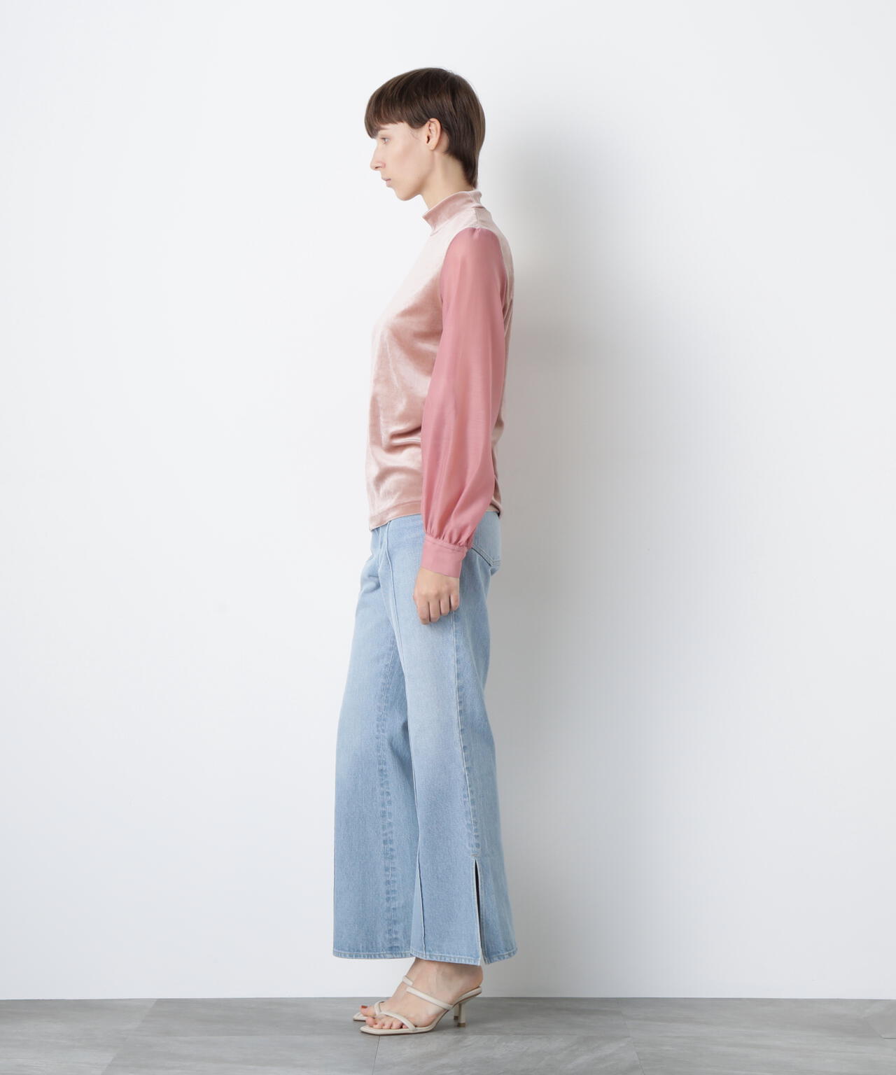 Velour Organdy Pullover