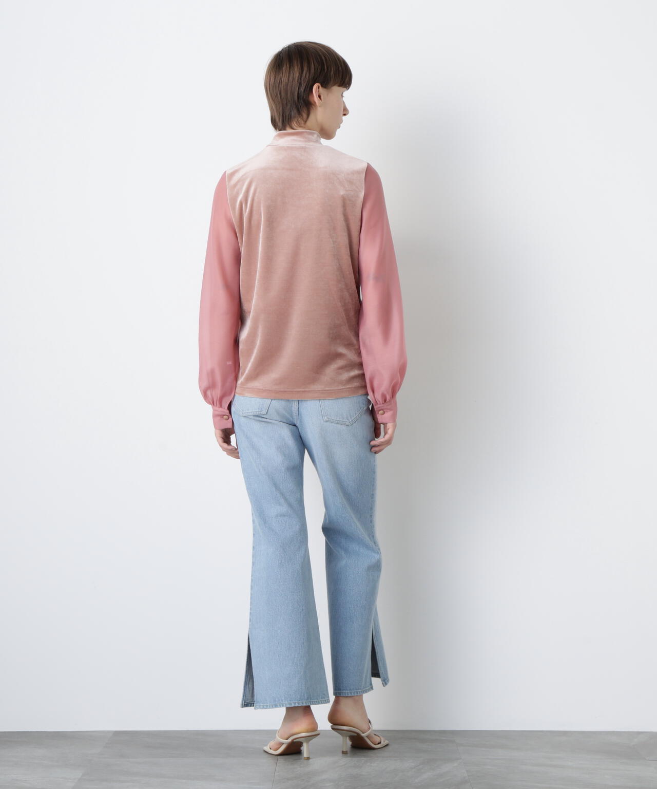 Velour Organdy Pullover