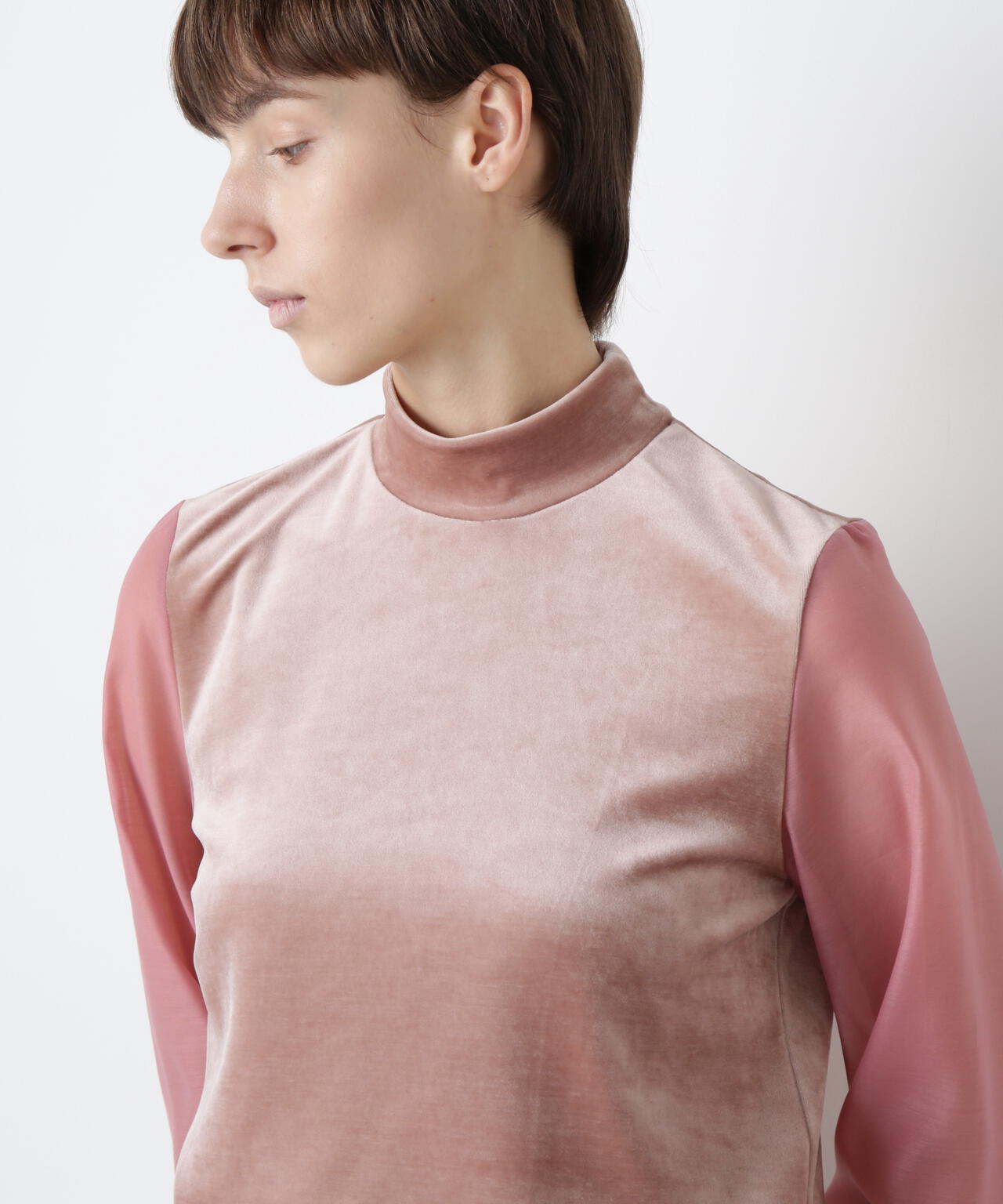 Velour Organdy Pullover