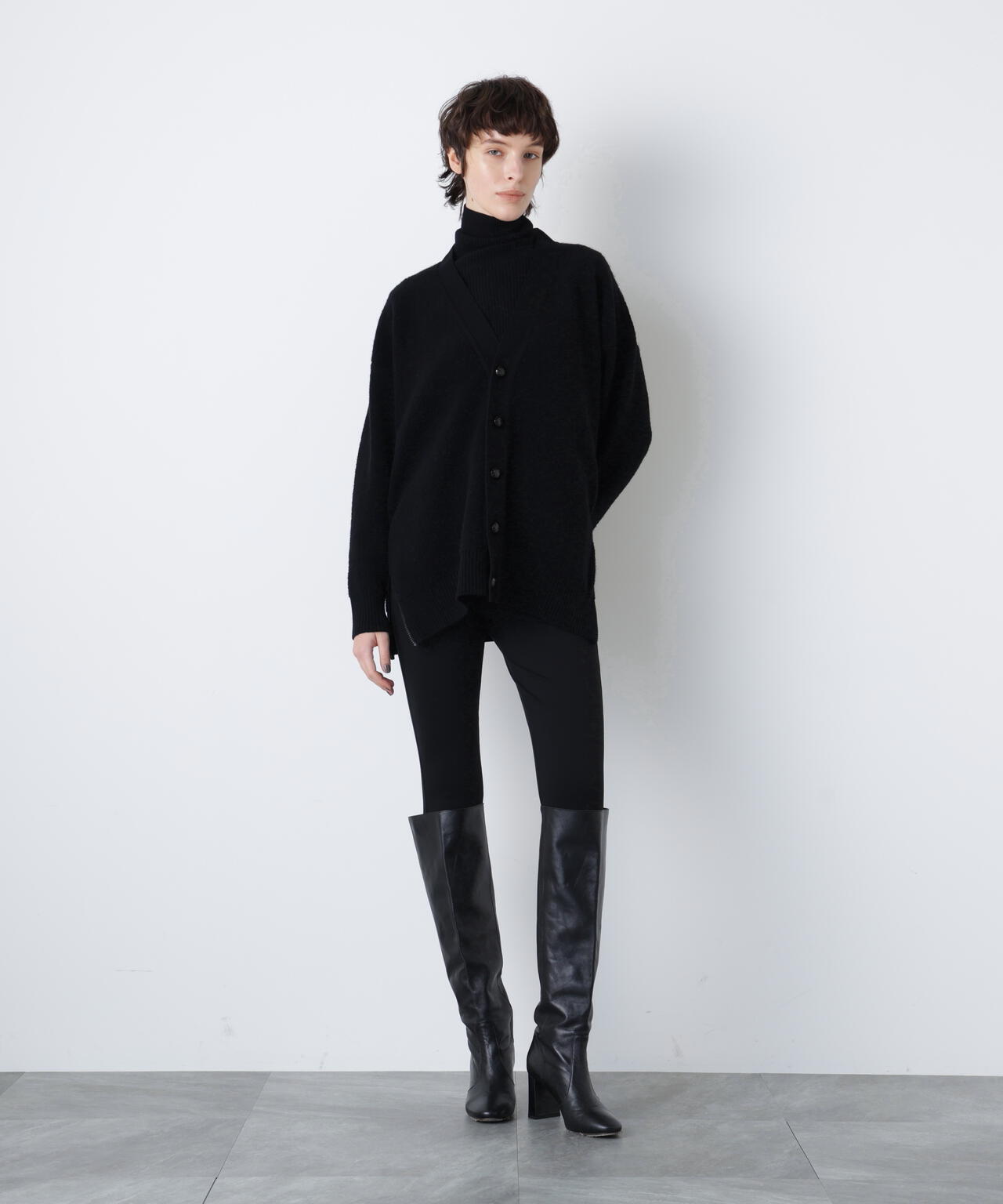 Pile Knit Cardigan